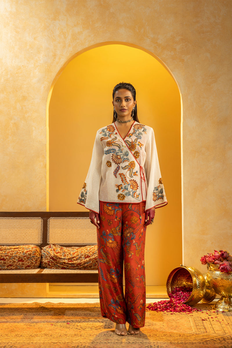 Rangtara Appliqued co-ord set