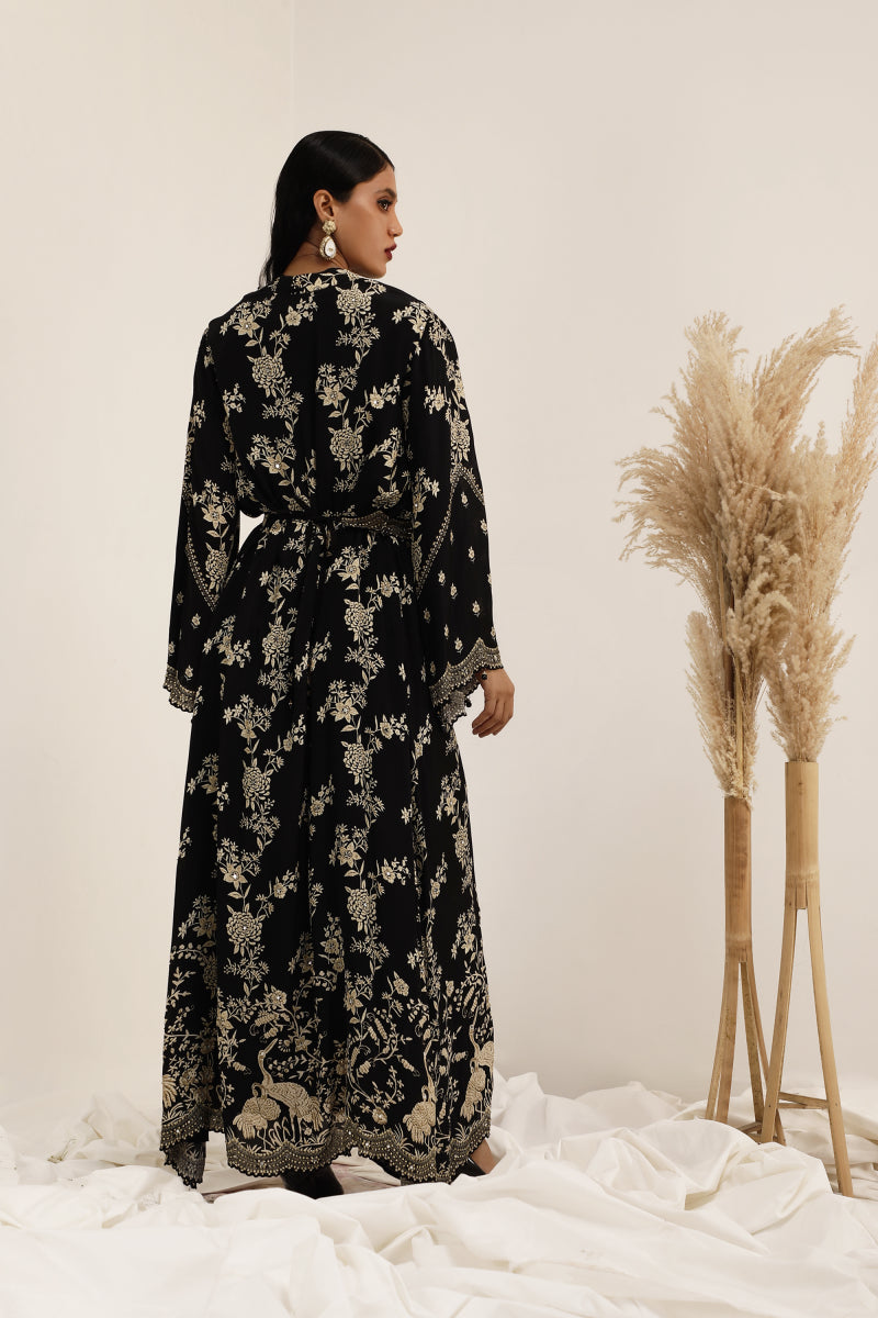 Gulshan long jacket set
