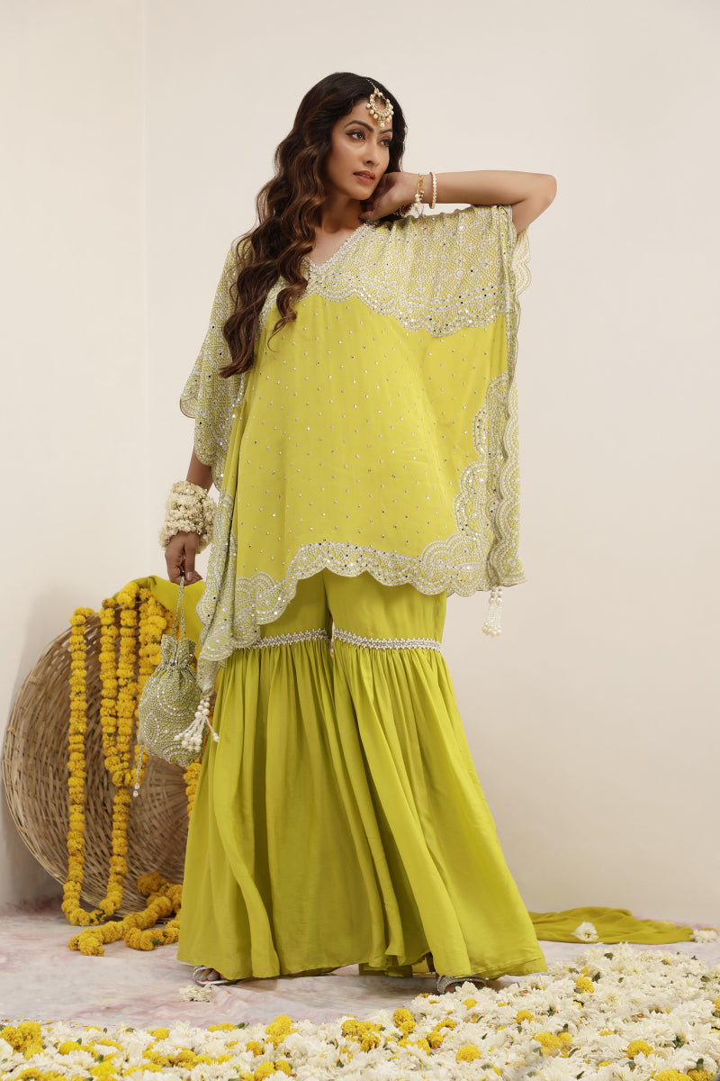 Hoor Kaftan Garara set