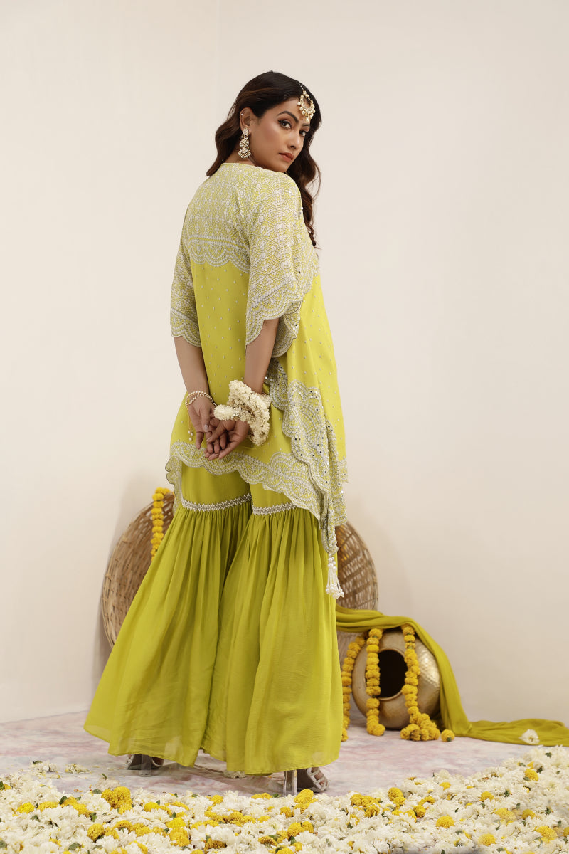 Hoor Kaftan Garara set