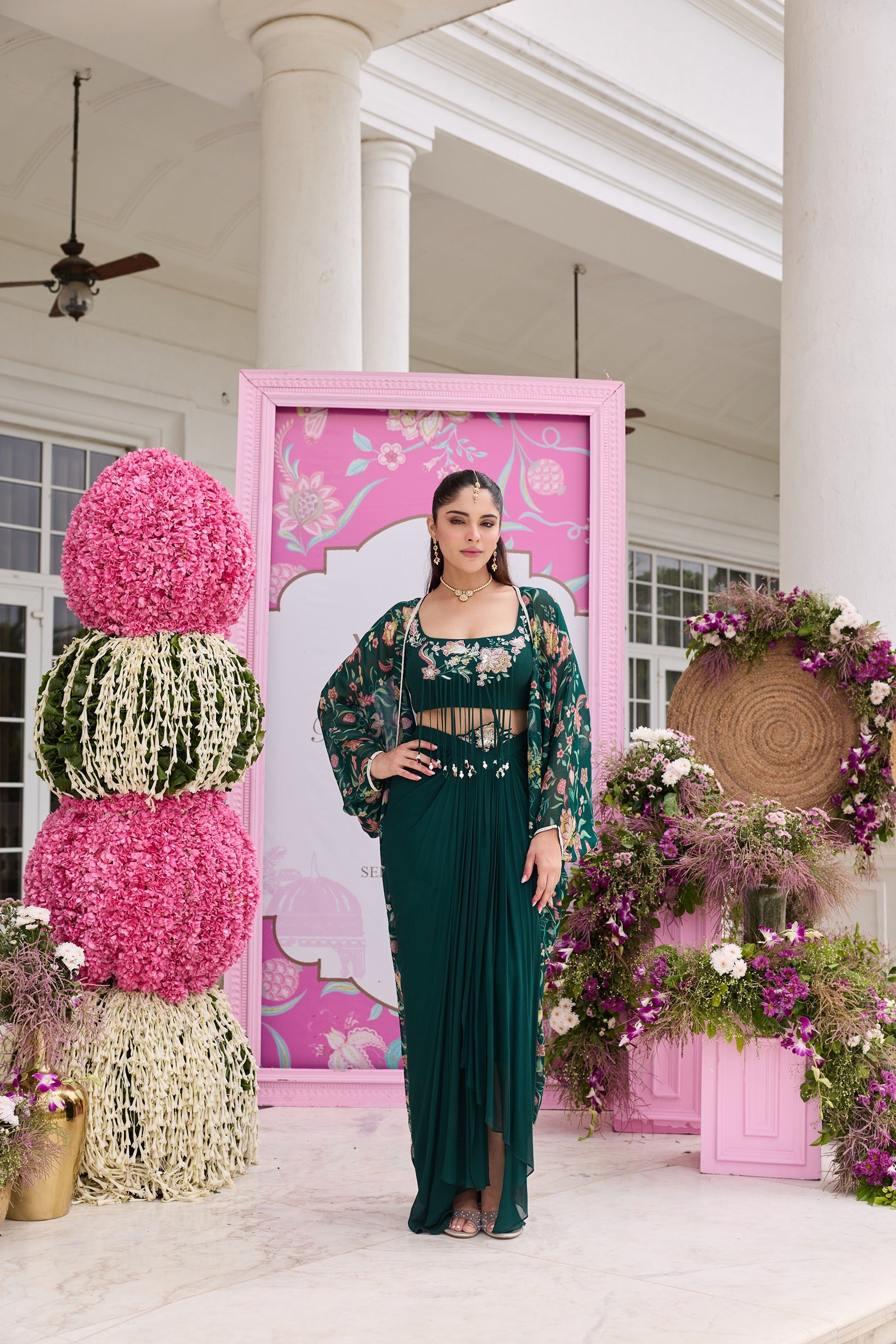 VERA CAPE AND SKIRT