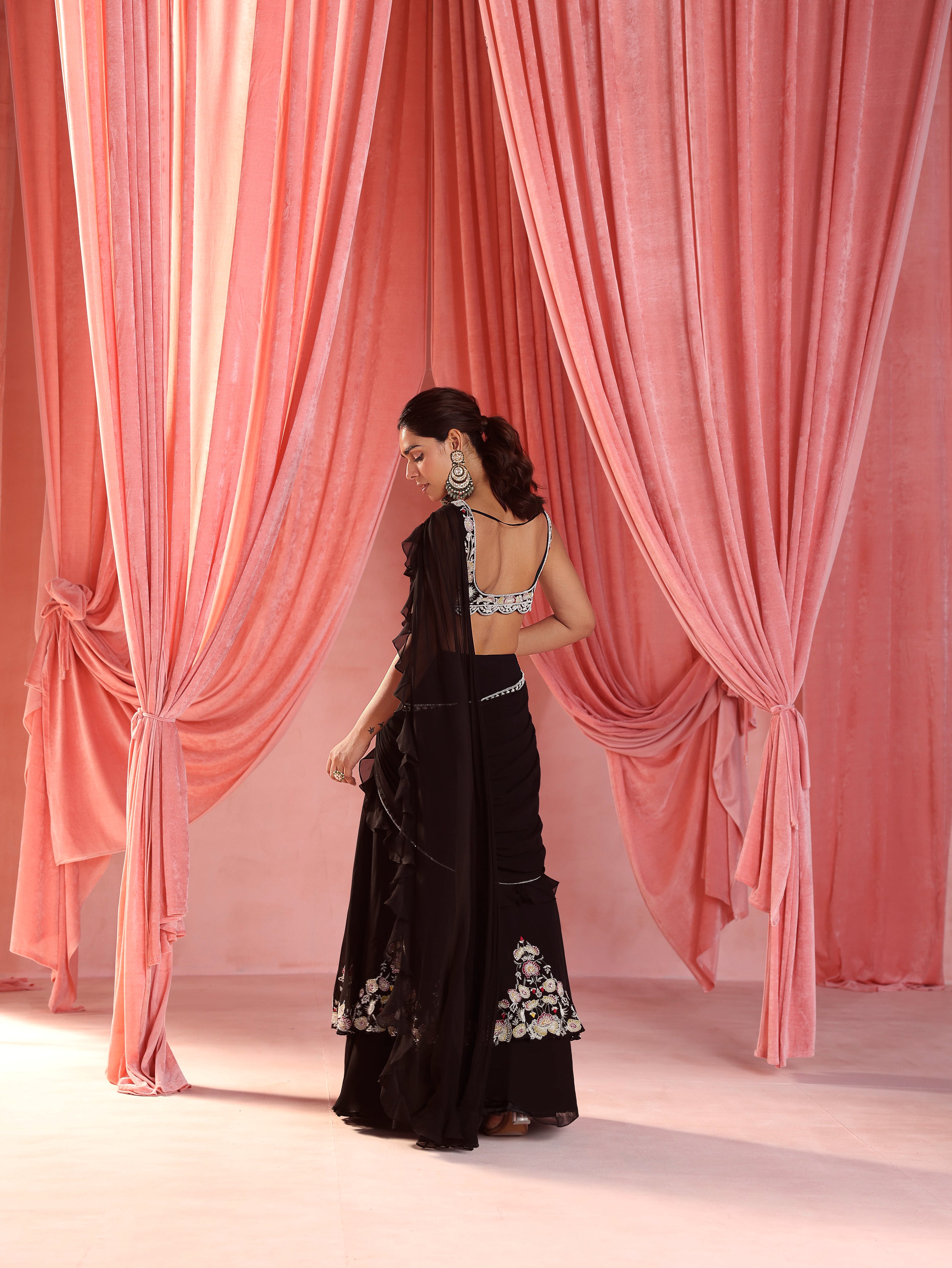 Pre-Stitched Lehenga Saree