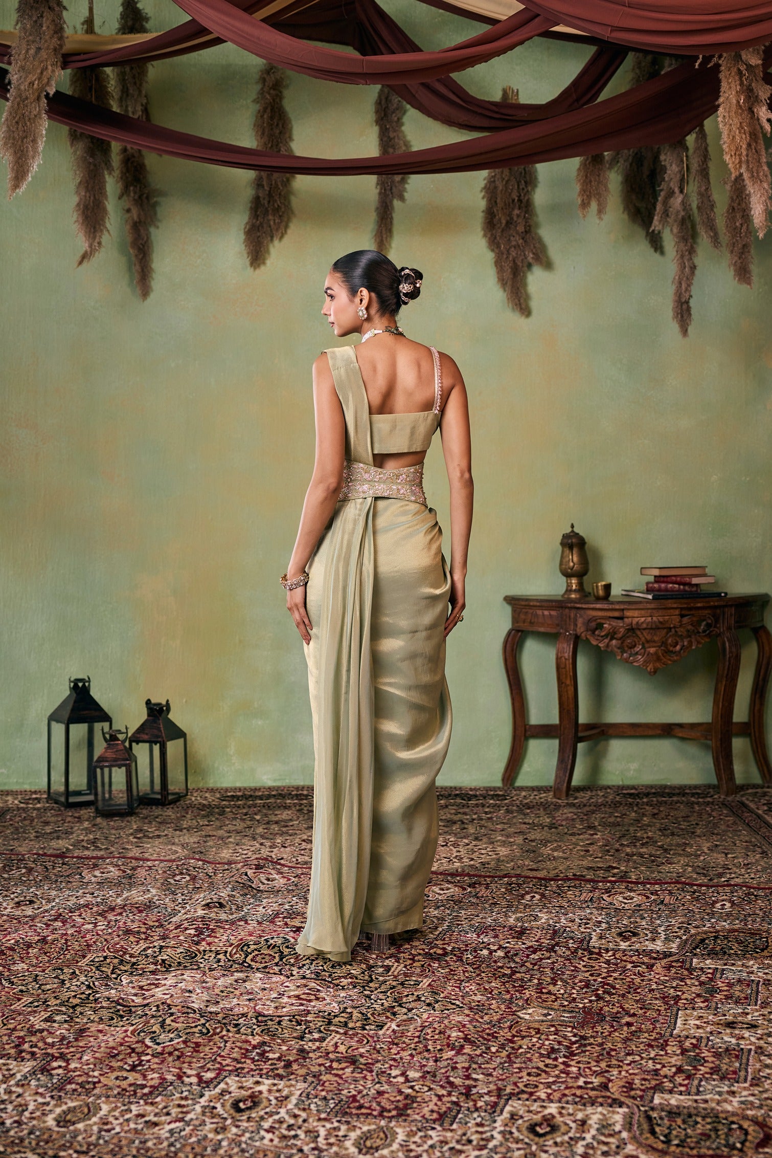 MORLEY SAREE SET