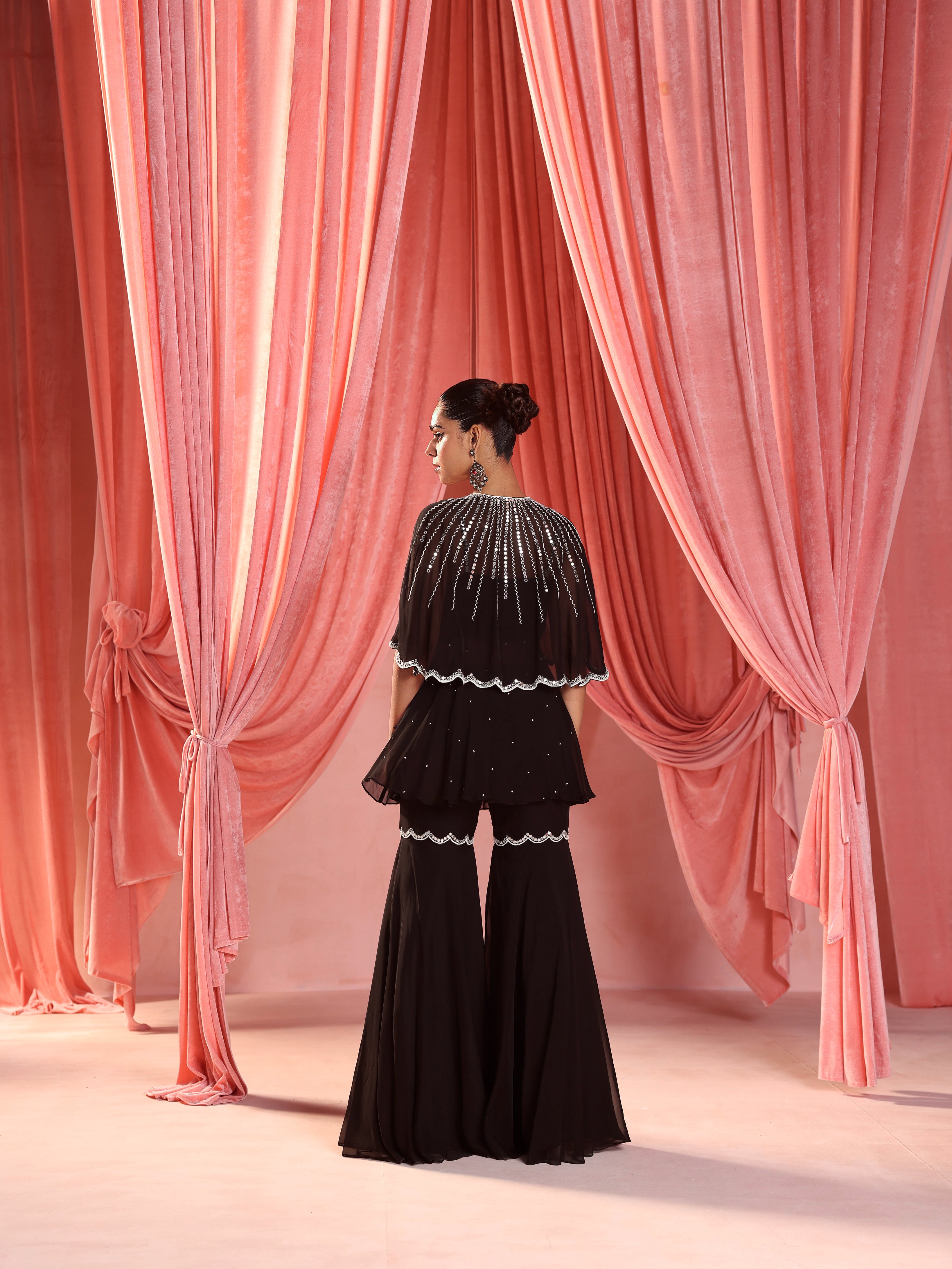 Peplum+Cape+Gharara