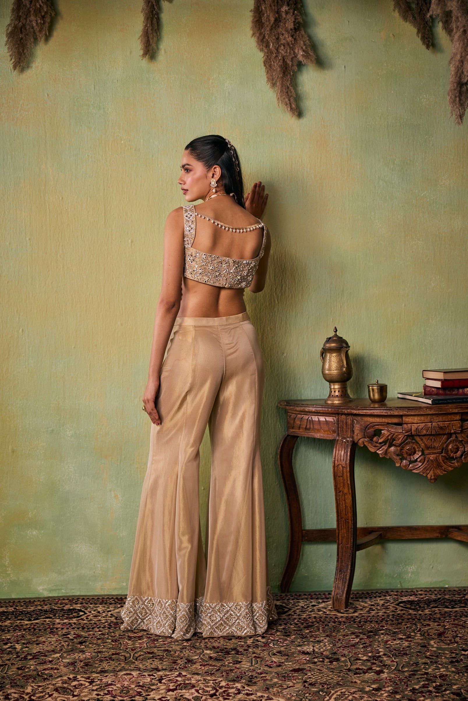 SHILOH CHOLI & FLARED PANTS & DUPATTA