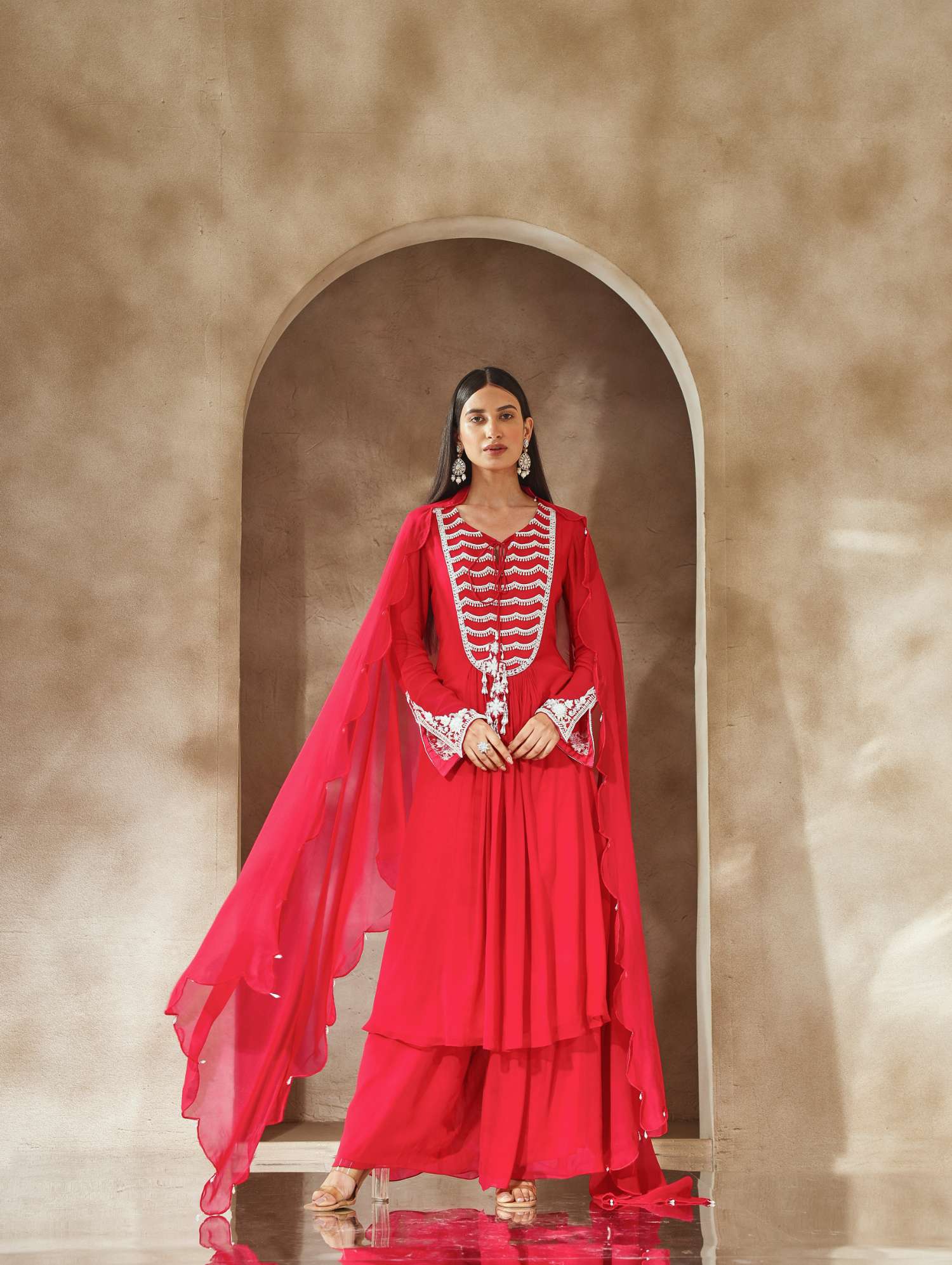 Kurta+Pants+Dupatta Set