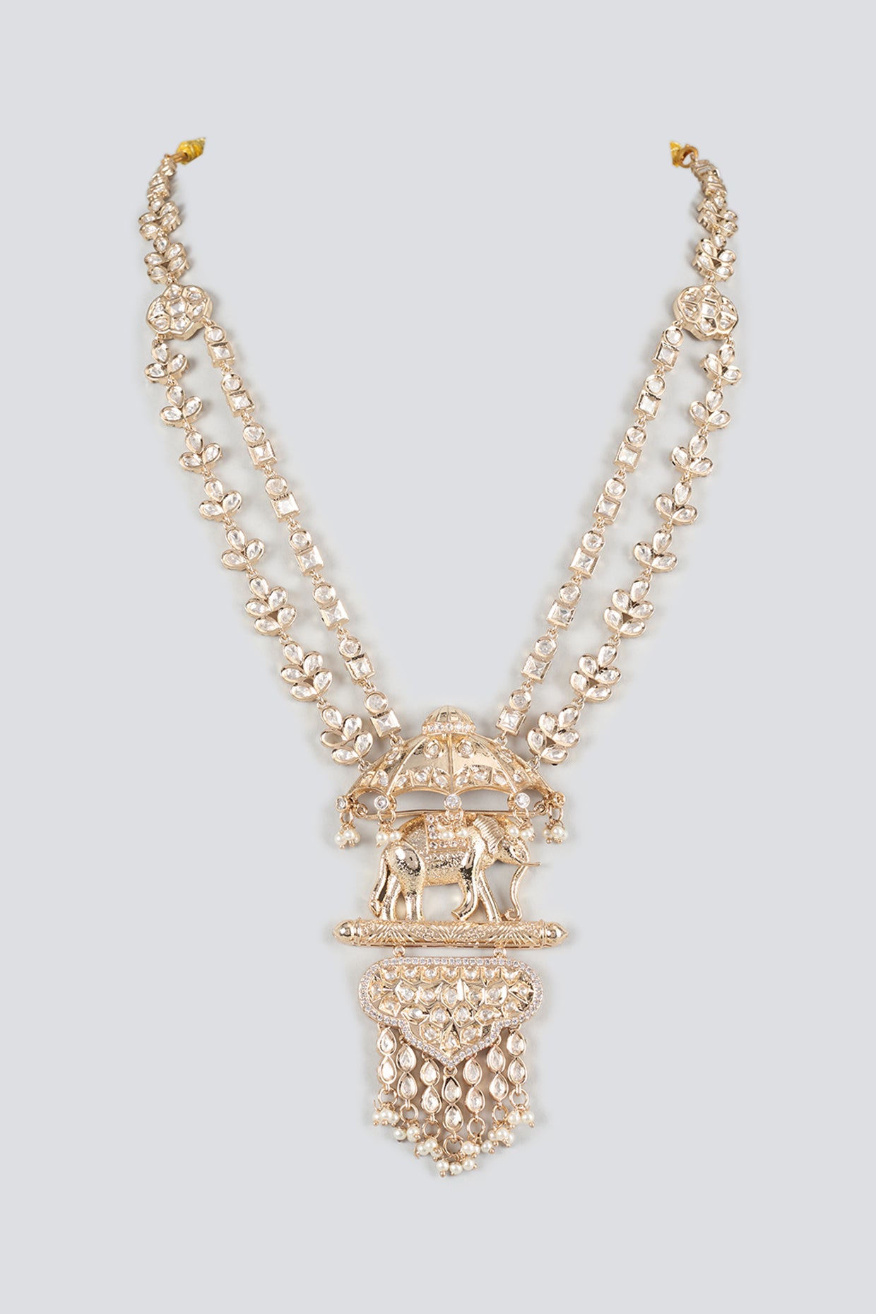 Gold Finish Imperial Elephant Handmade Mala