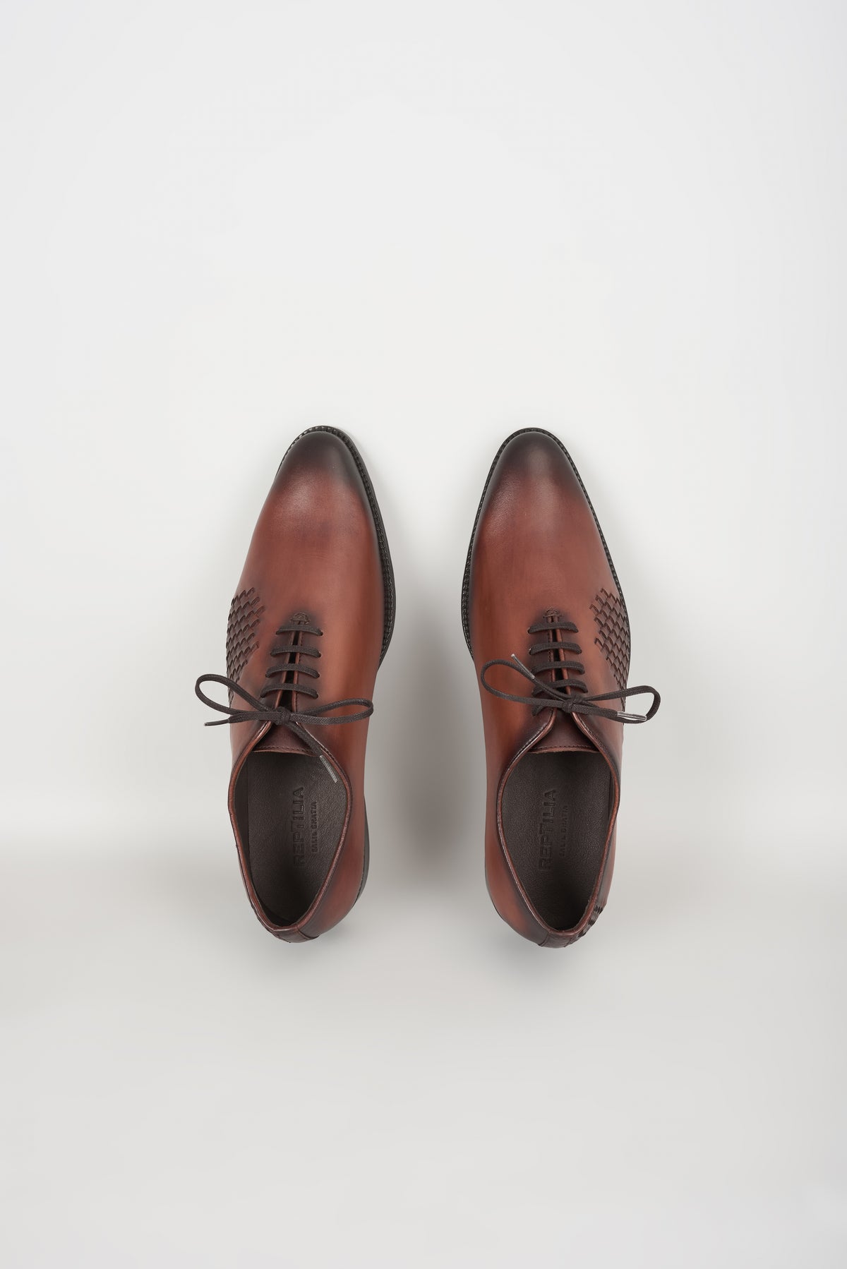 Brown Leather Oxford Shoes