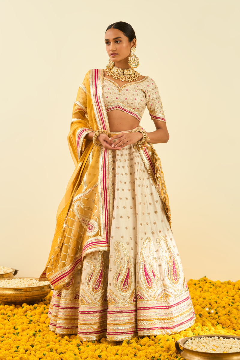 Shahnaz- Lehenga with blouse and dupatta