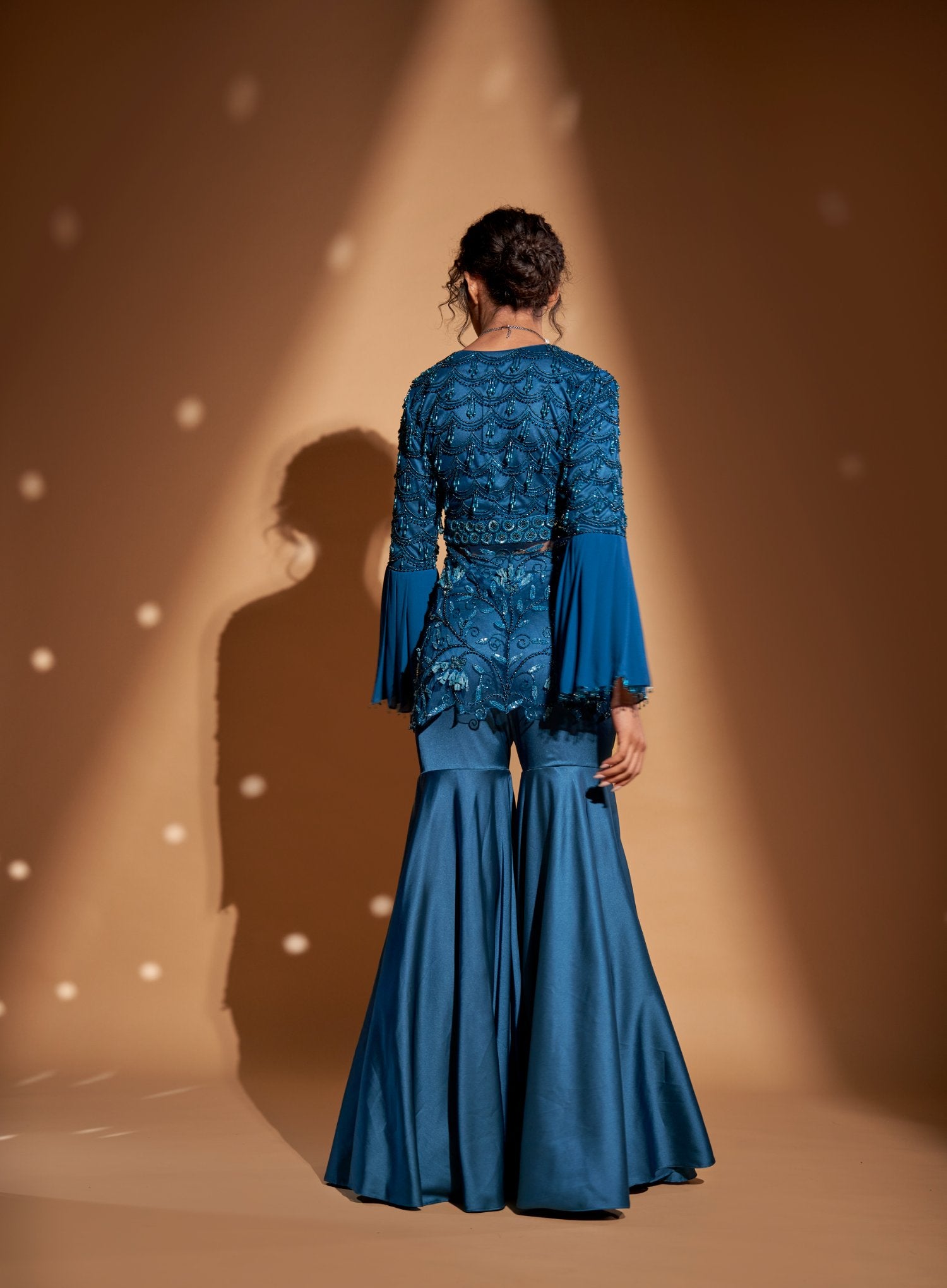 Short- Long Jacket Tunic With Gharara