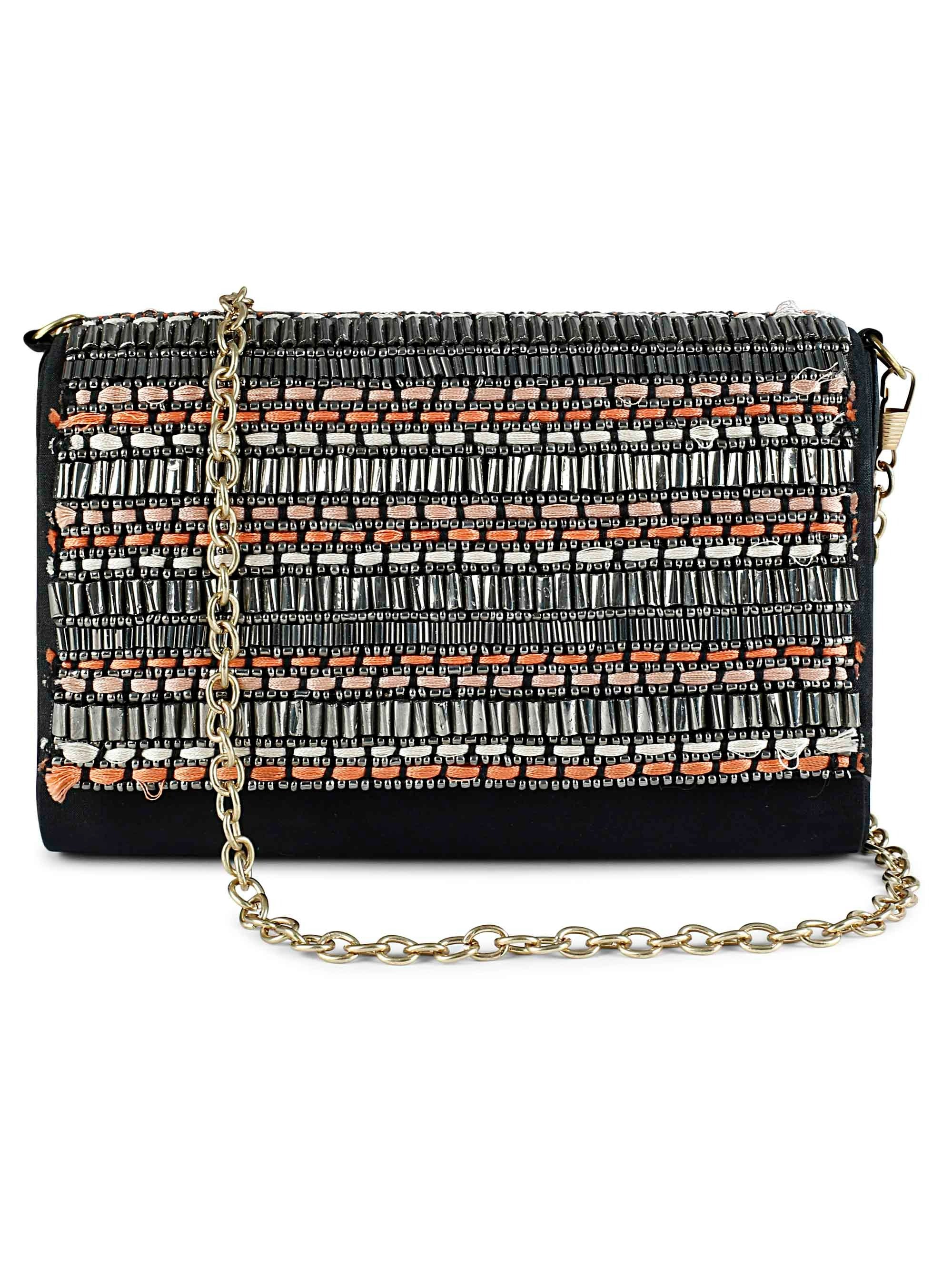 Silver Sheen Clutch