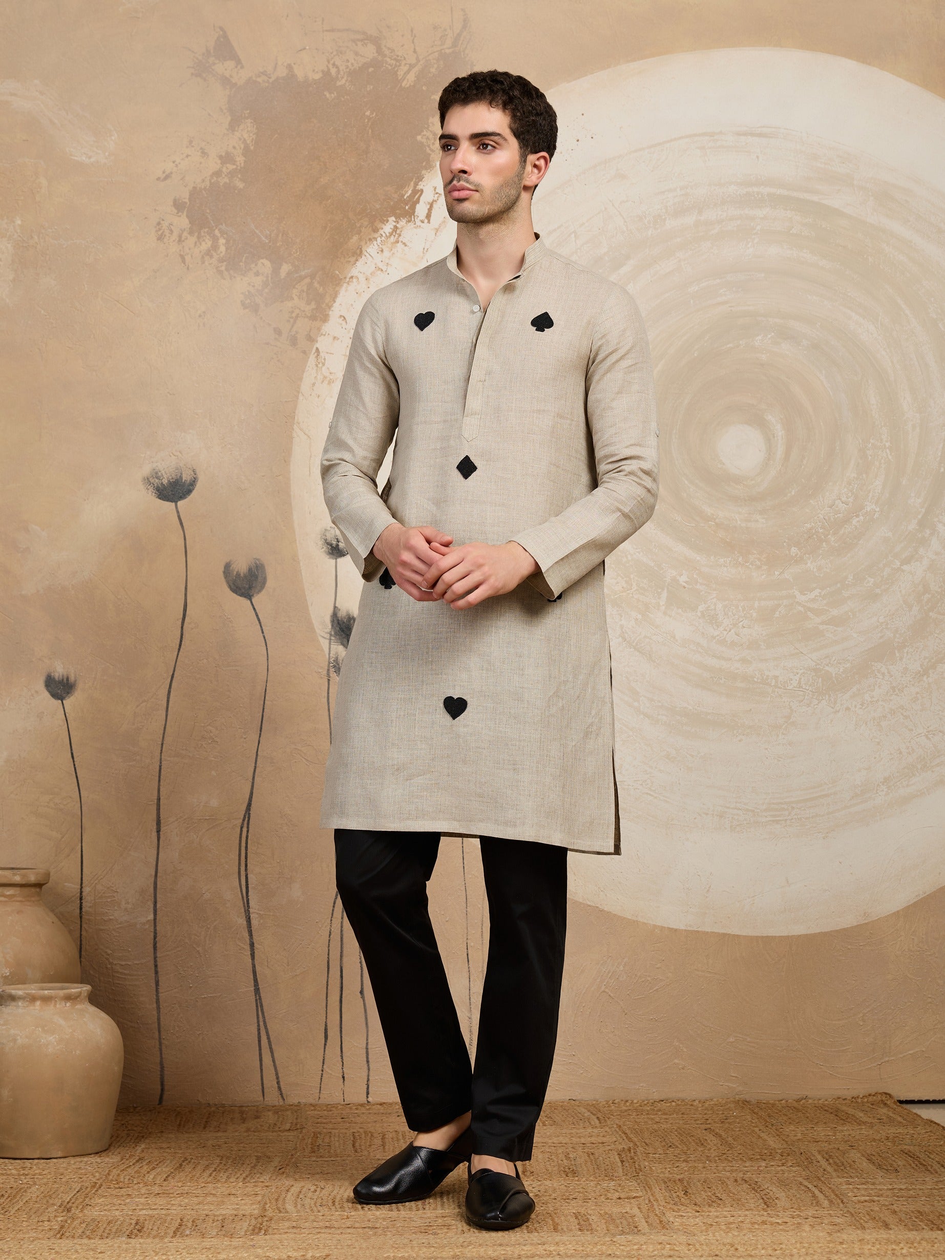 Grey Ace Kurta