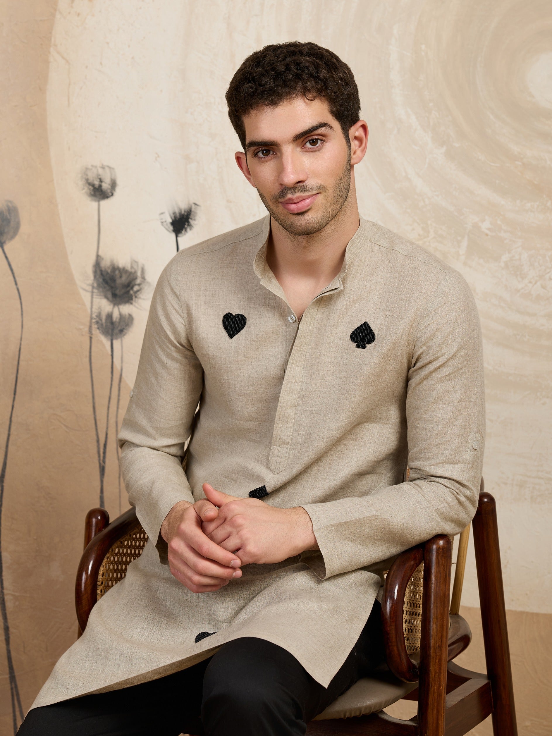 Grey Ace Kurta