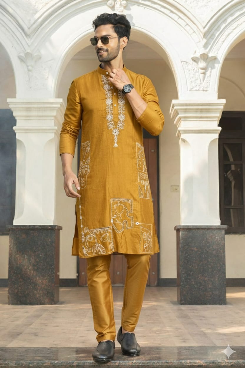 Sunehray Heritage Kurta