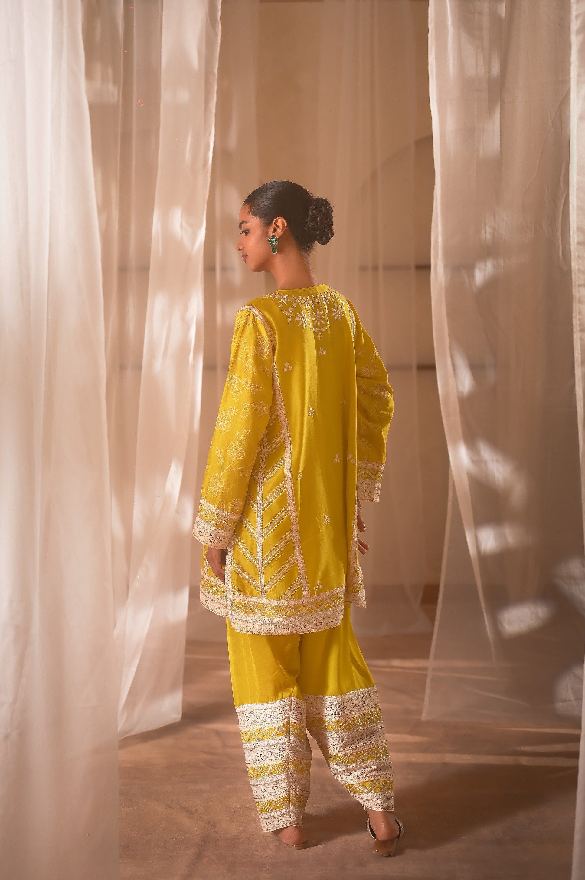 Shorts Kurta Side Kali With Salwar