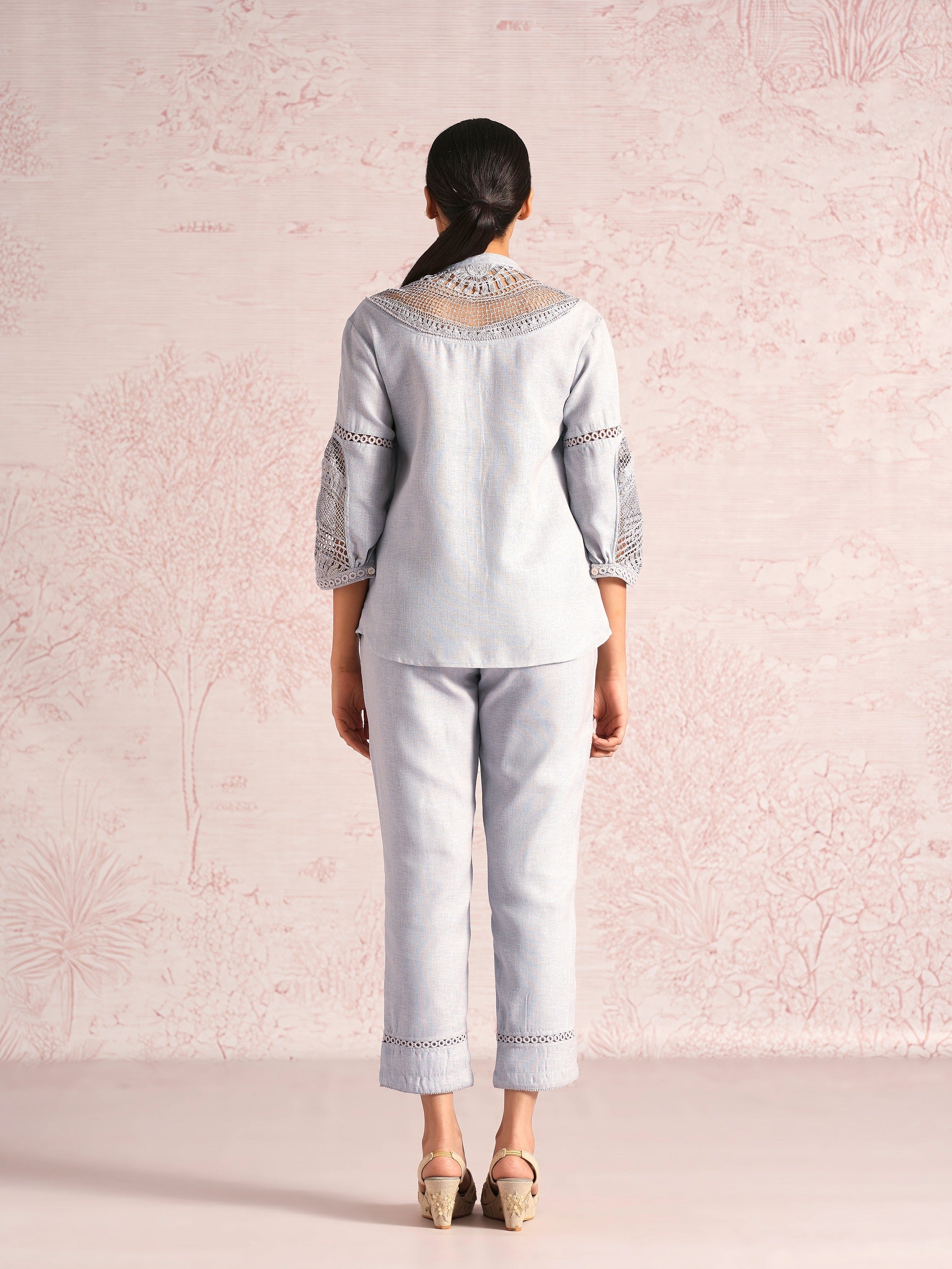 Summer Threads Cara Shirt Co-ord set - Smoke