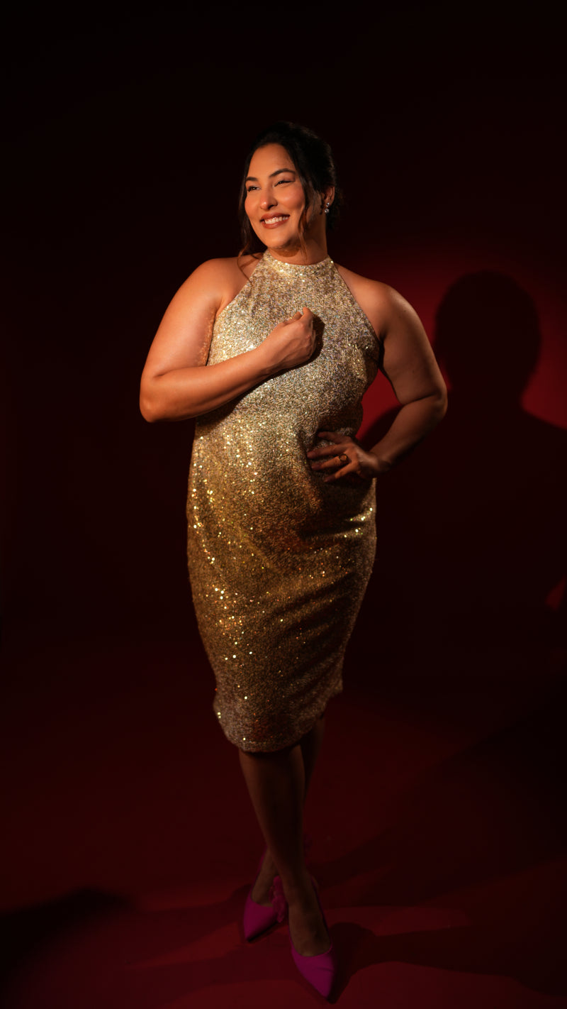 Swarovski - Halter Neck Dress