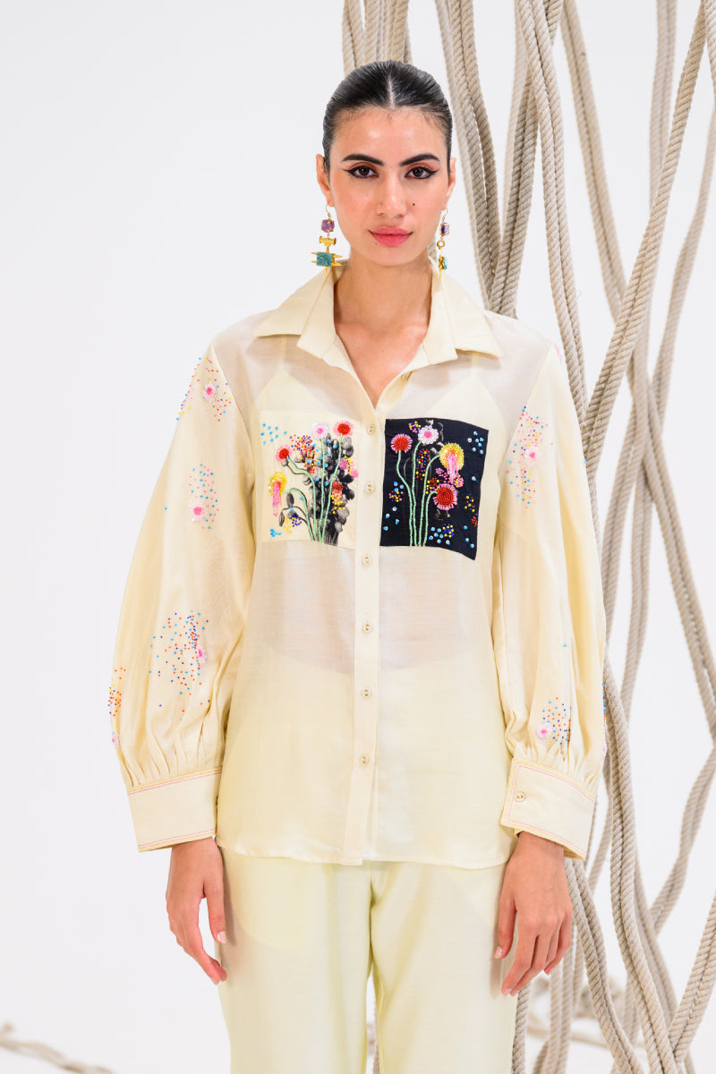 Ivory Pop Shirt