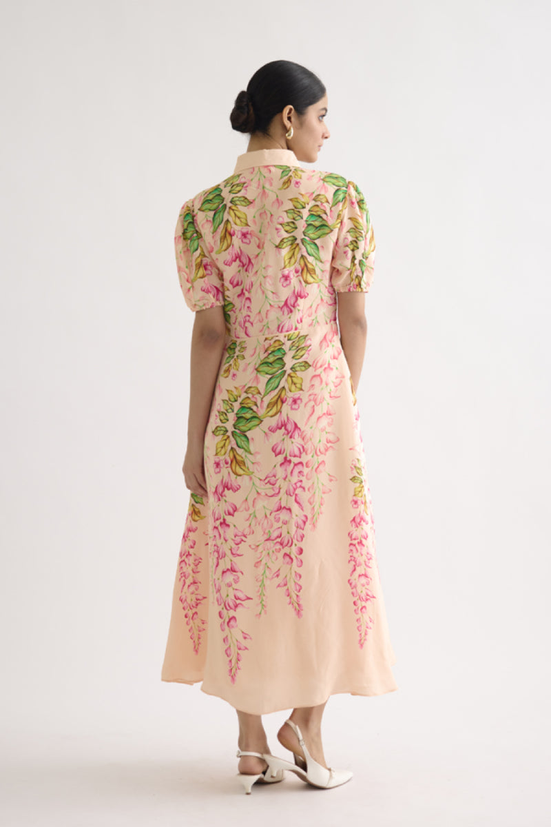 Rose Reverie Shirt Dress