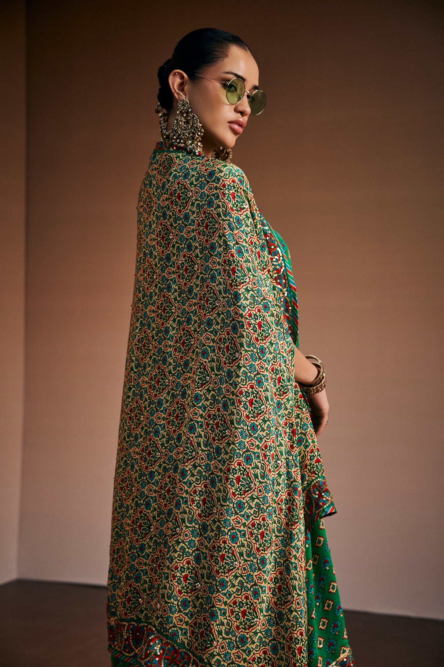 Emerald Green & Ivory Suit
