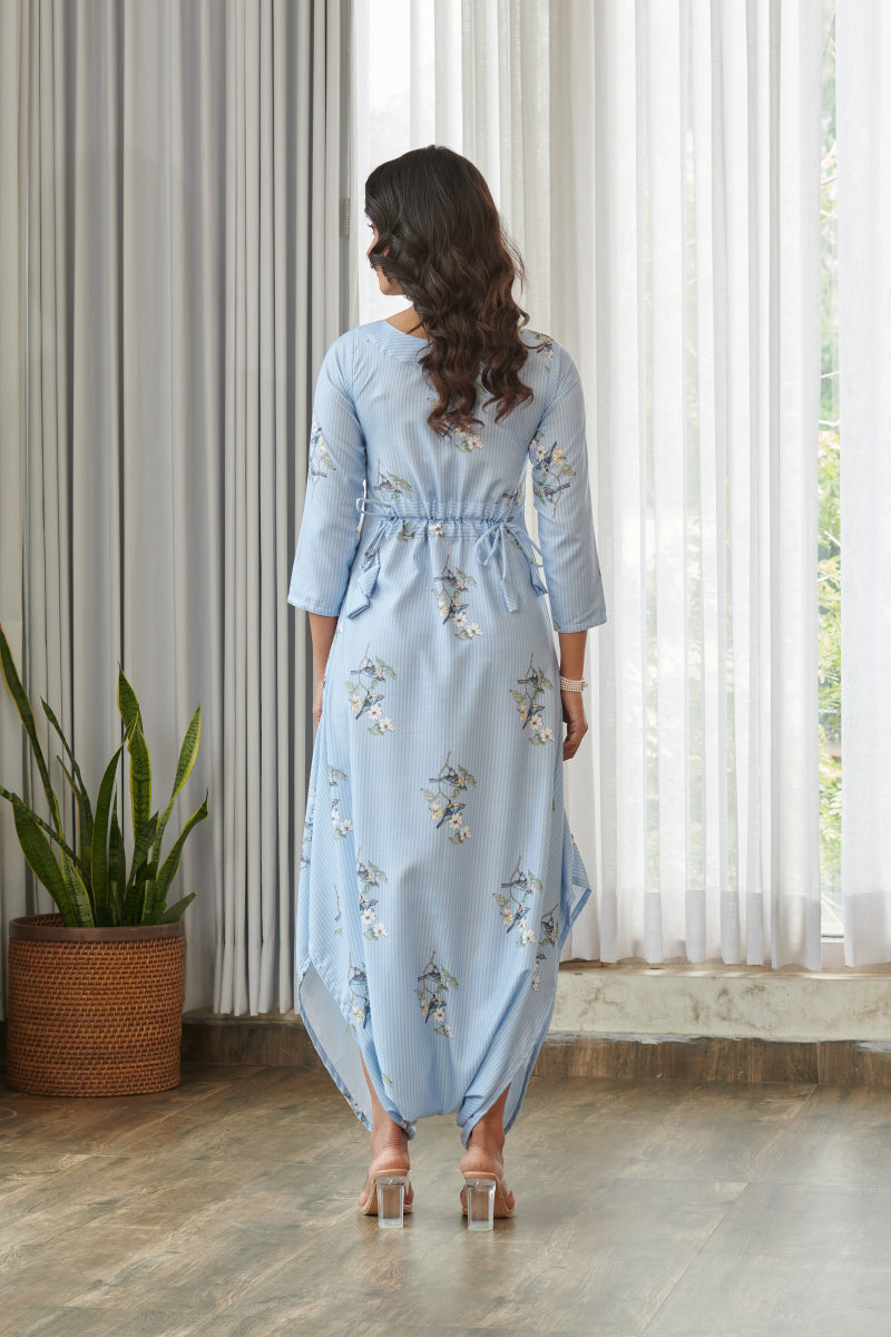 Jal Blue Dhoti Jumpsuit