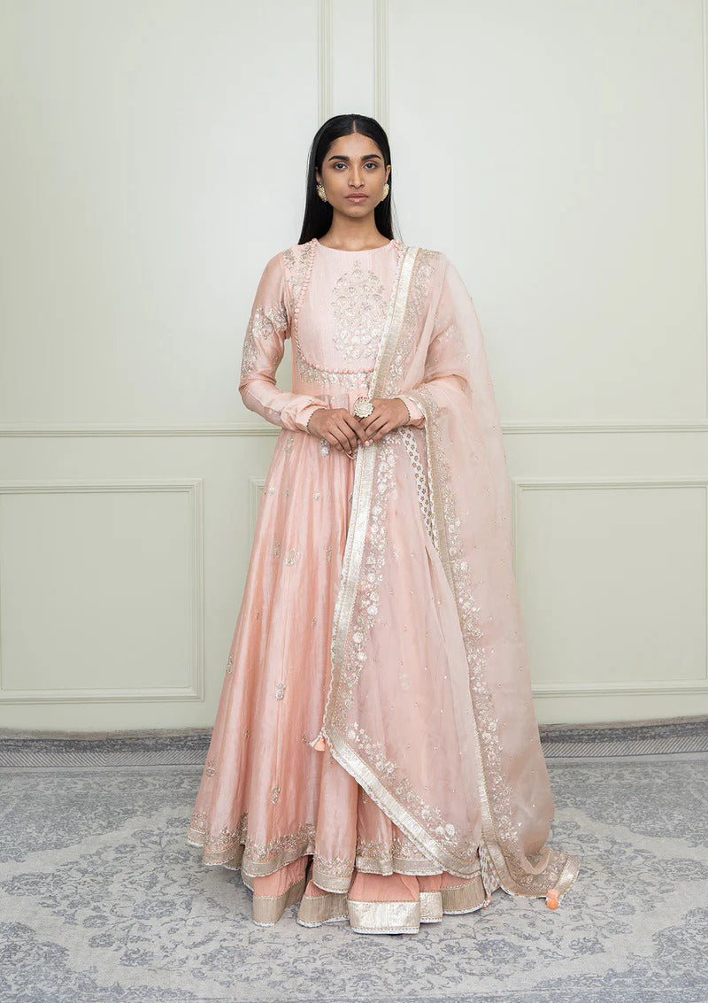 Taarini-Anarkali with skirt and dupatta