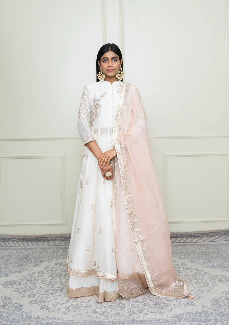 Taveshi-Anarkali with skirt and dupatta