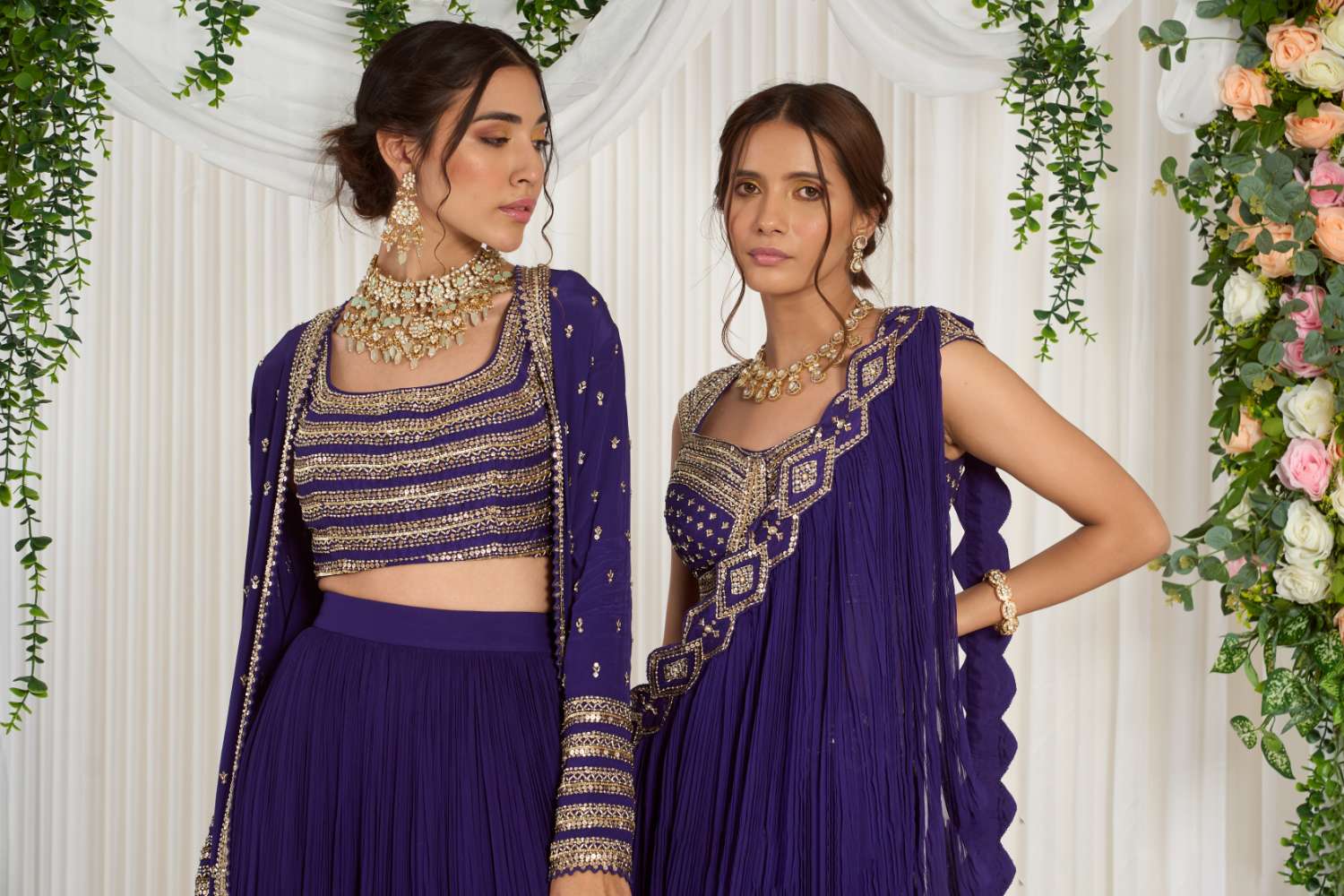 Narangi Tyohaar Lehenga