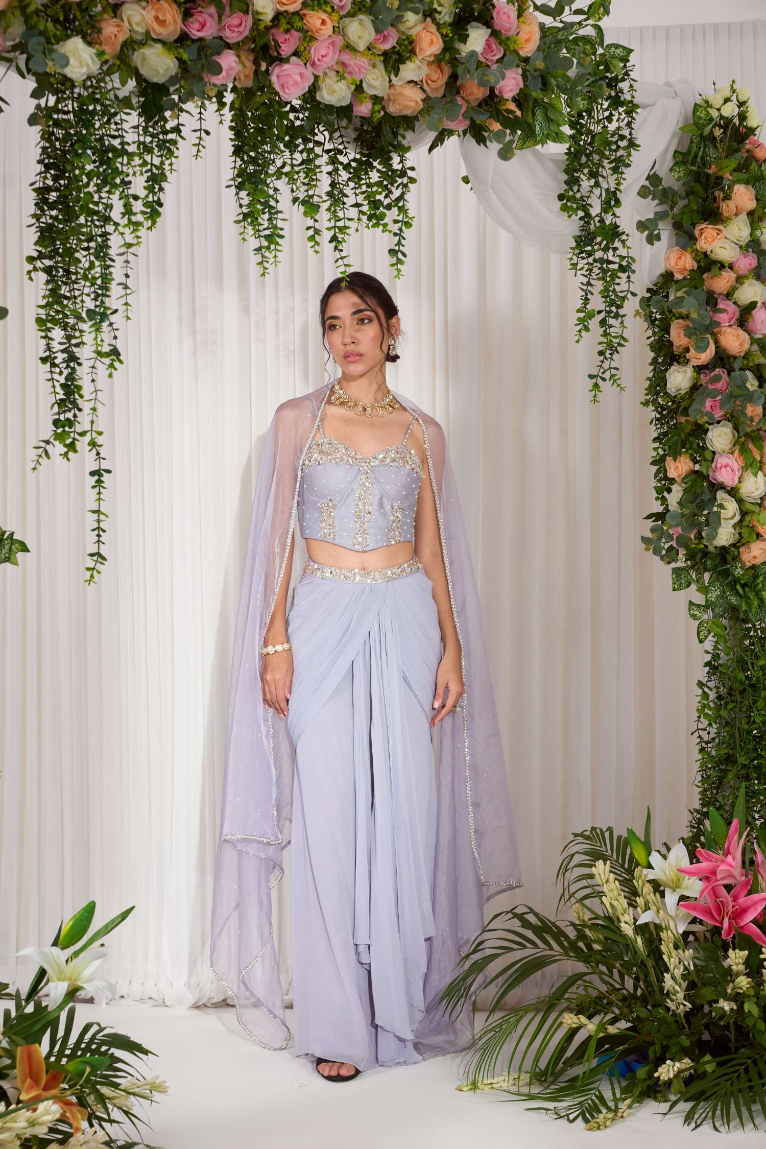 Apsara Corset And Skirt Set