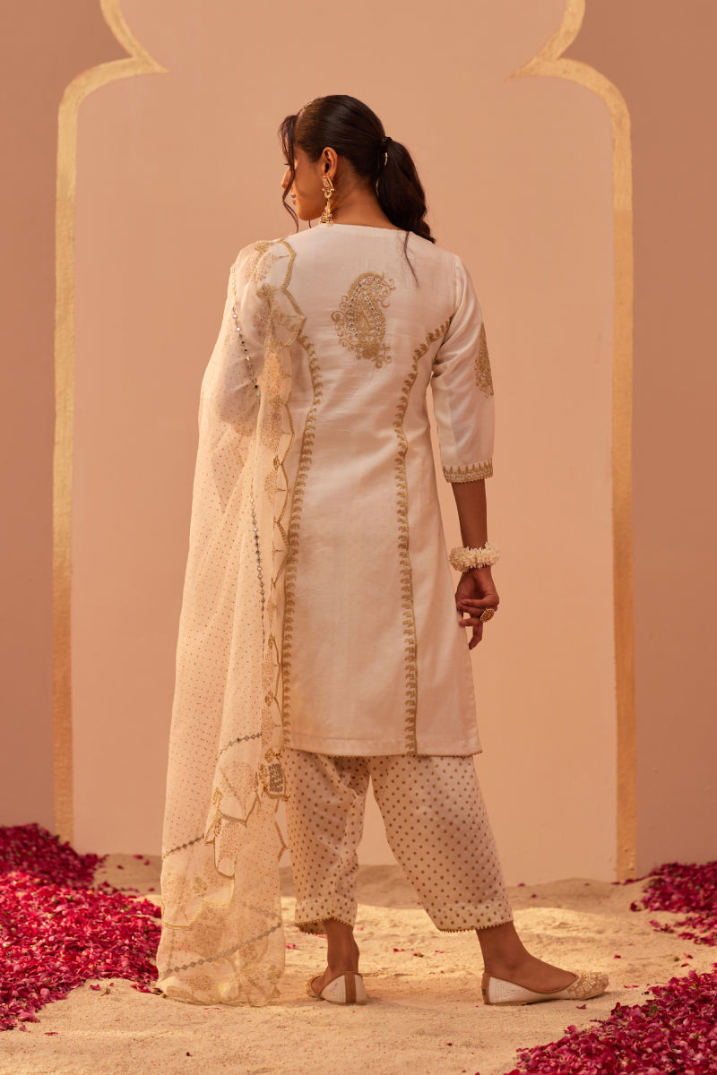 Rashida- Kurta With Salwar And Dupatta