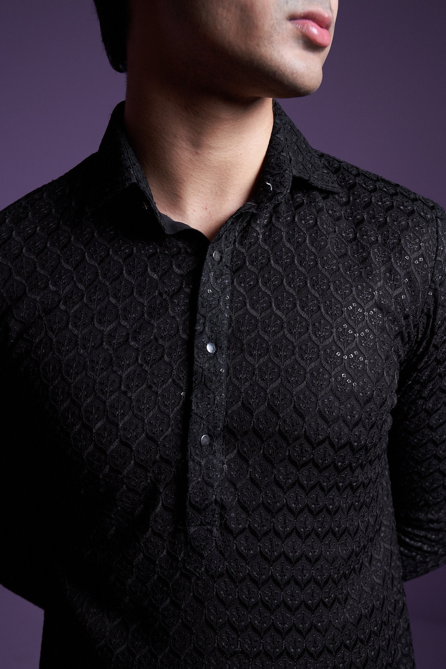 Black Kurta Set