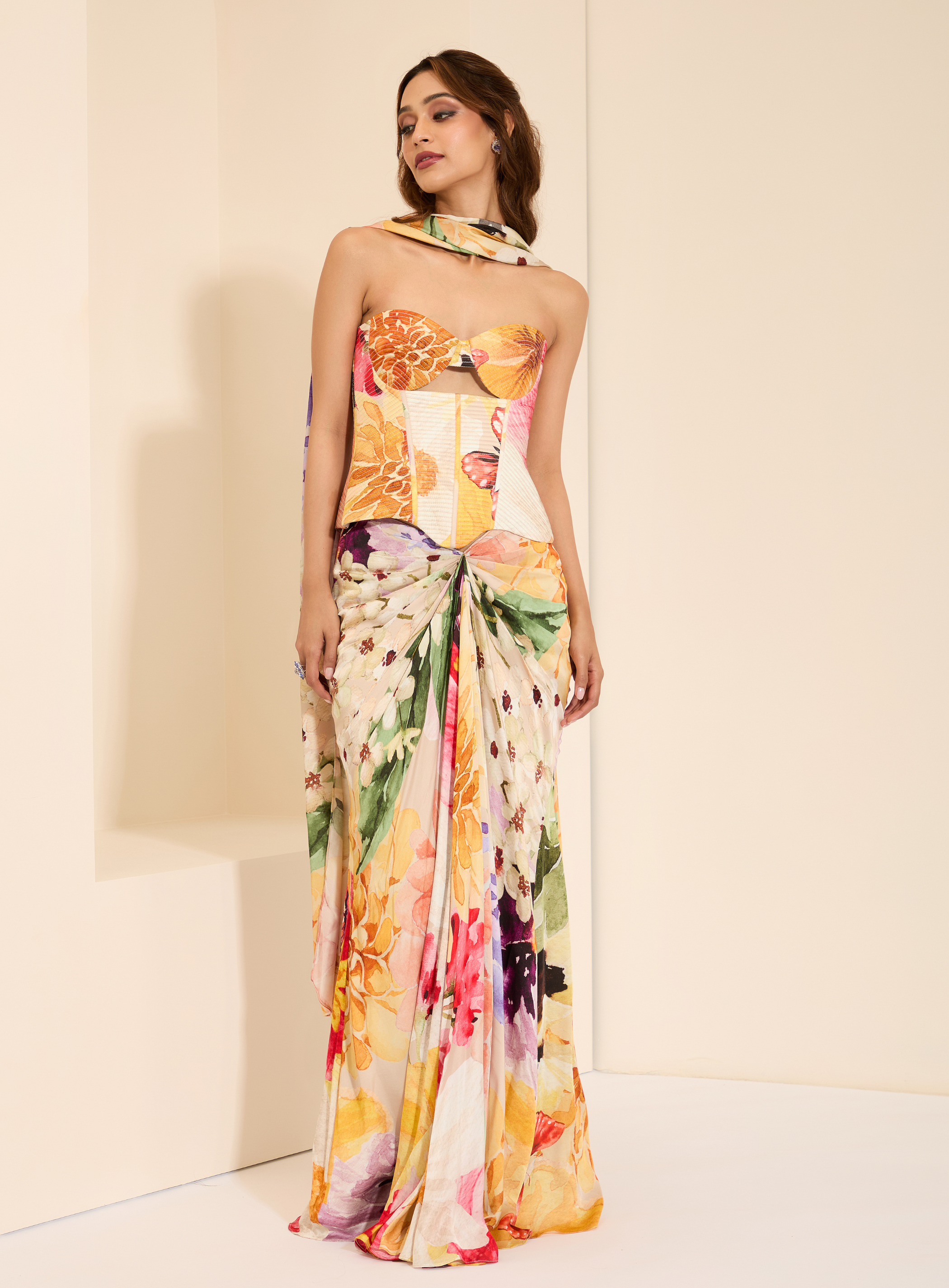Serene Whispers Corset & Drape