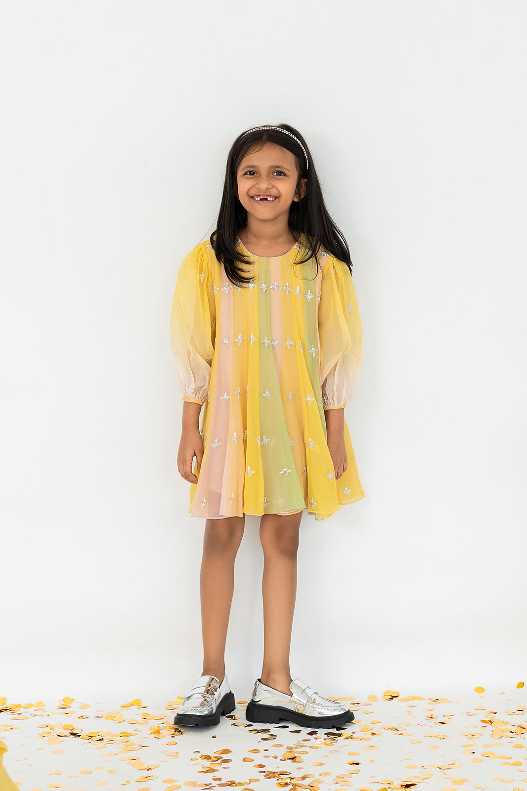MULTICOLOUR SHORT DRESS