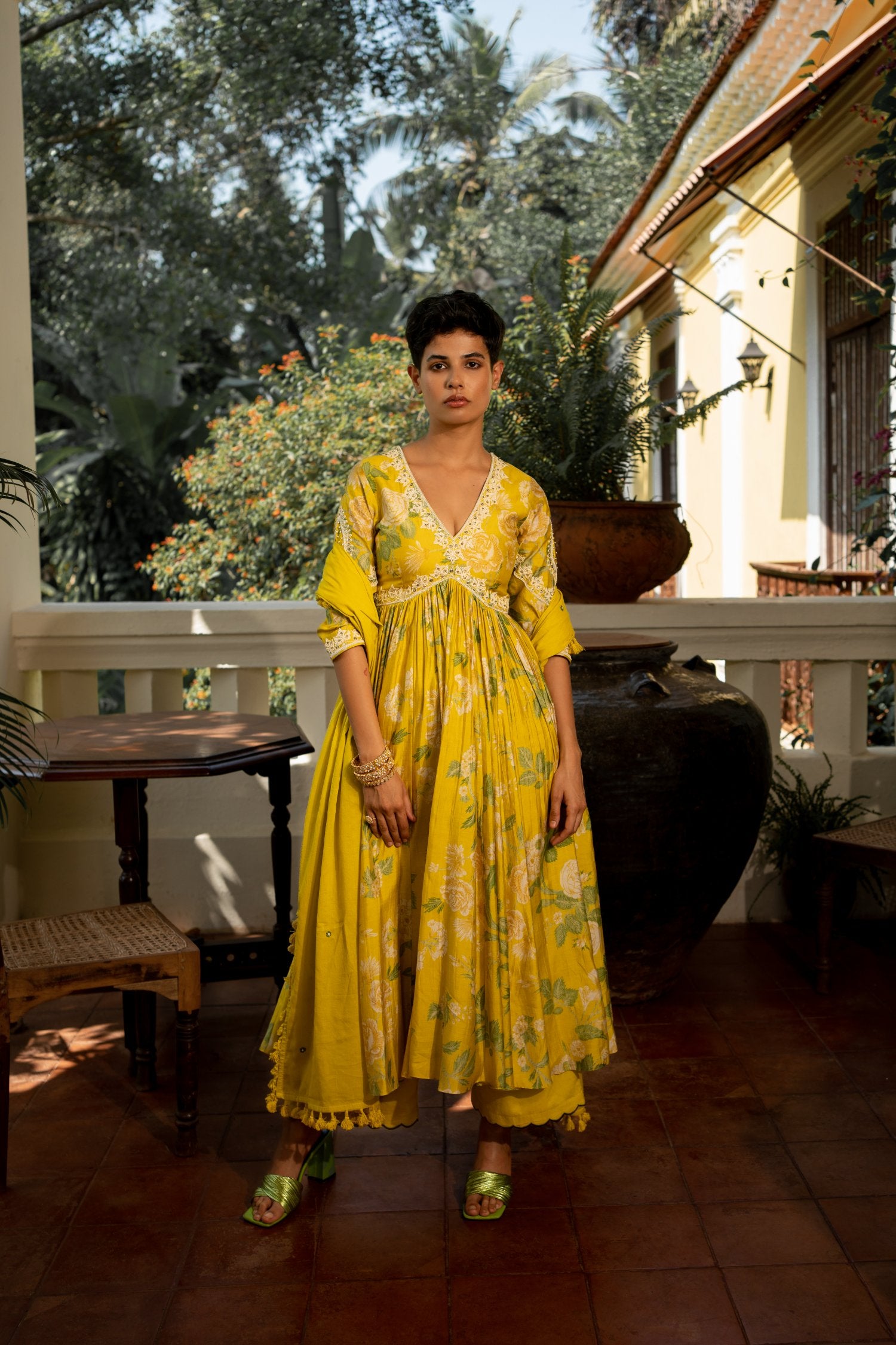 Garden Of Bloom Anarkali Set