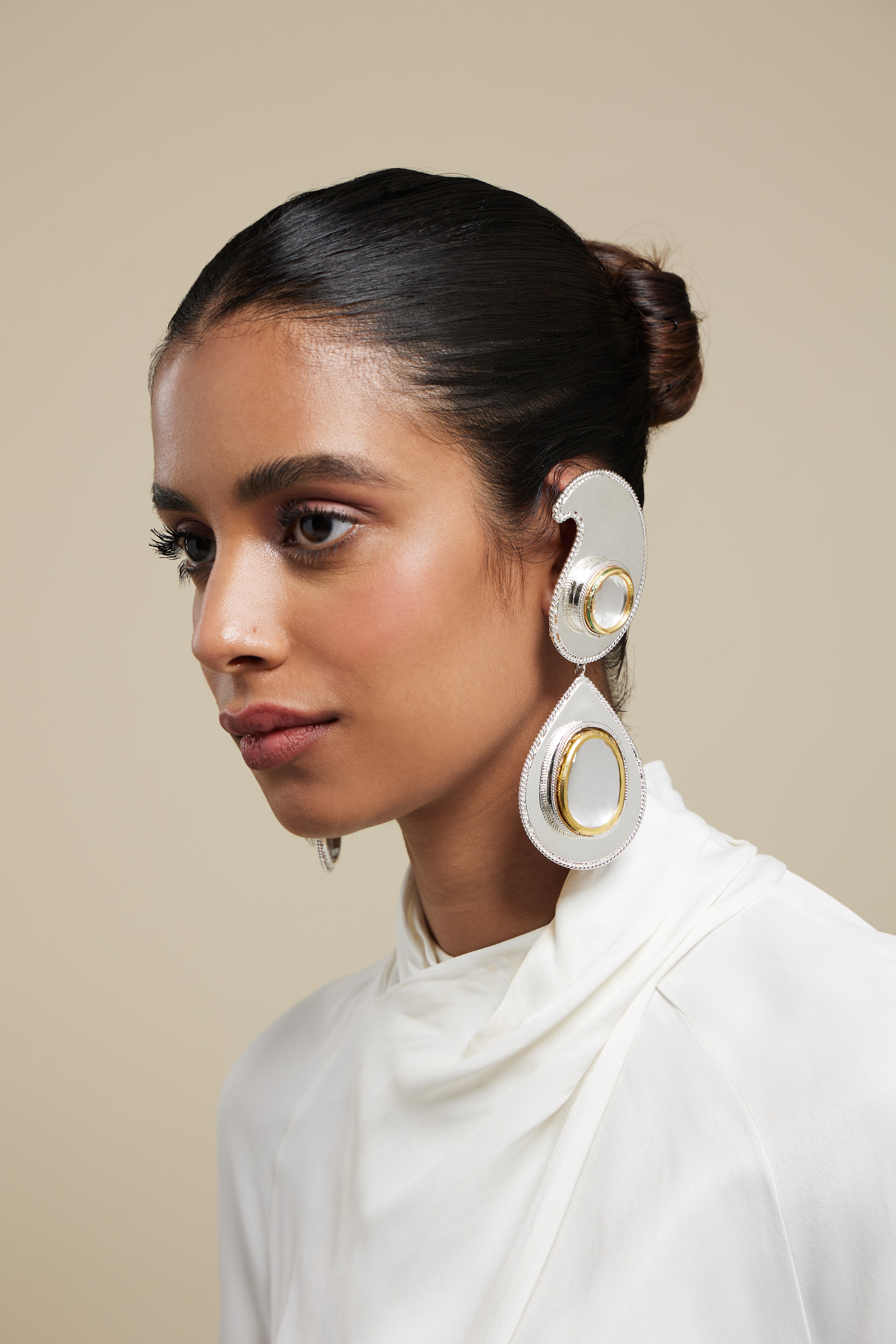 POLKI PAISLEY EARCUFFS