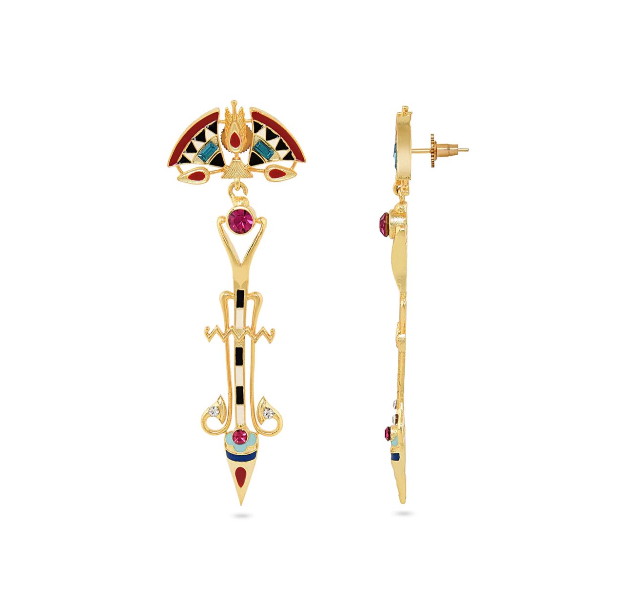 Red Allure Cairo Earrings
