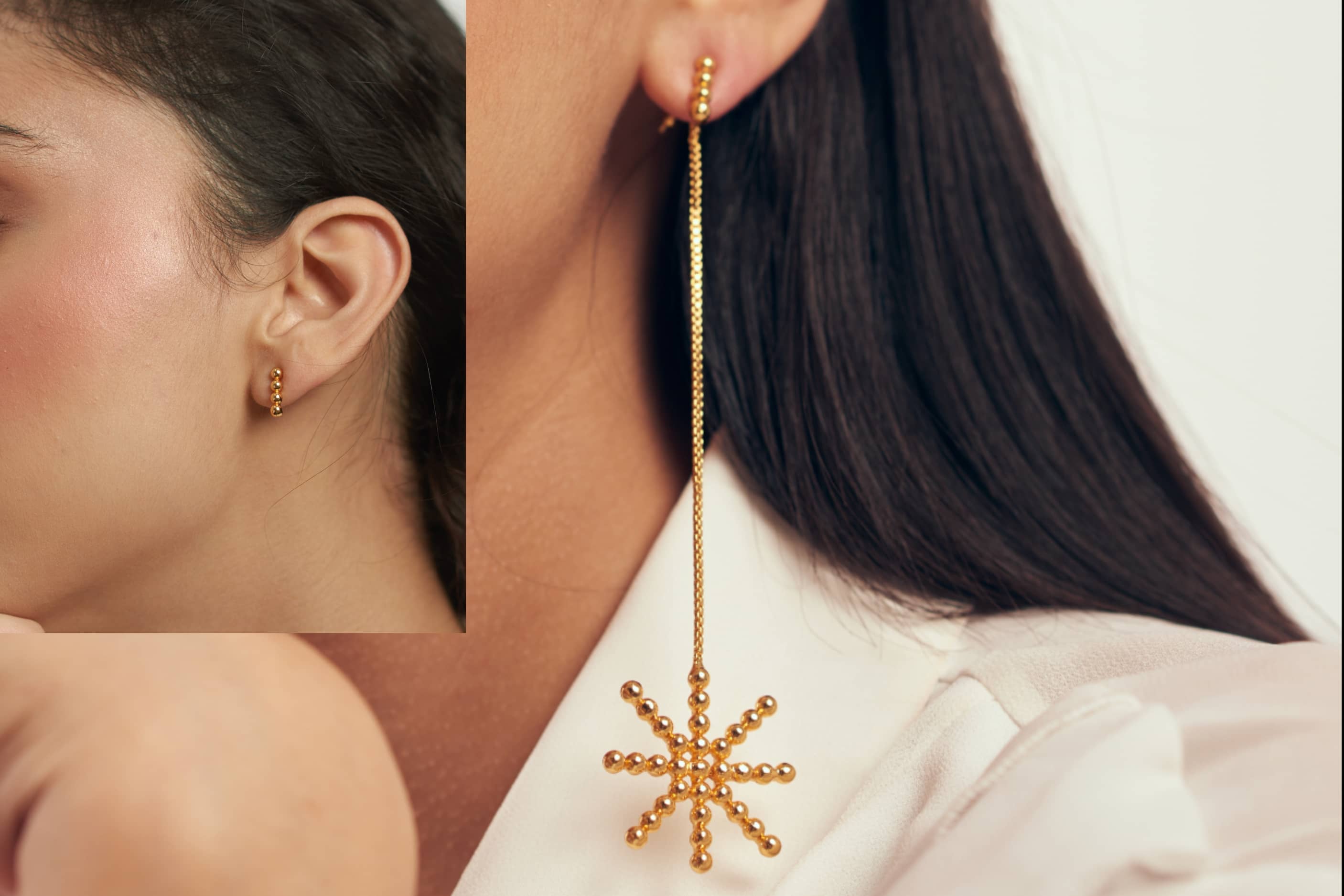 Vega duo earrings