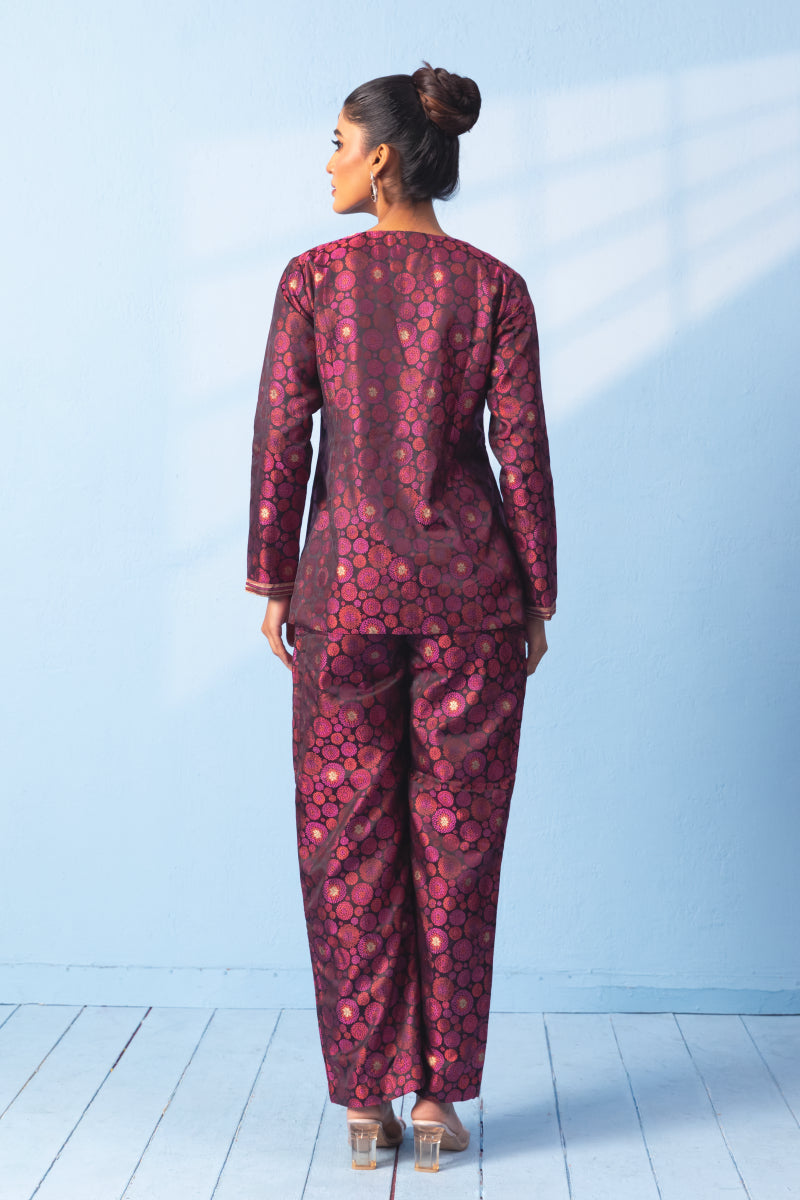 Tanchoi Silk Pant Suit