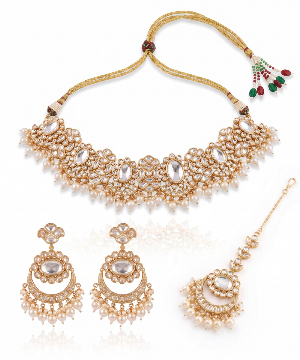 Noor Mahal Polki Choker Set