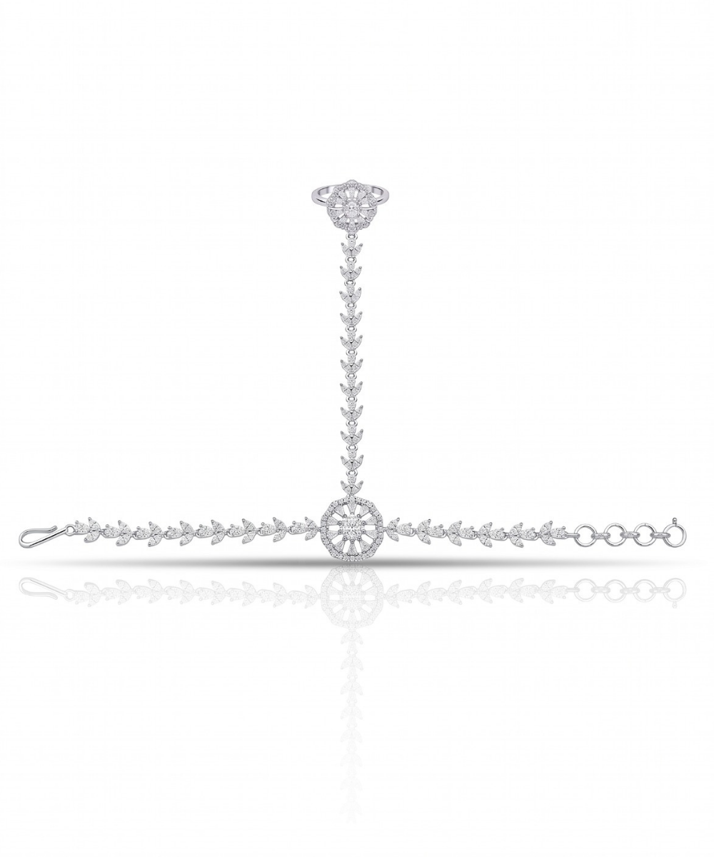 Silver Blossom Hand harness