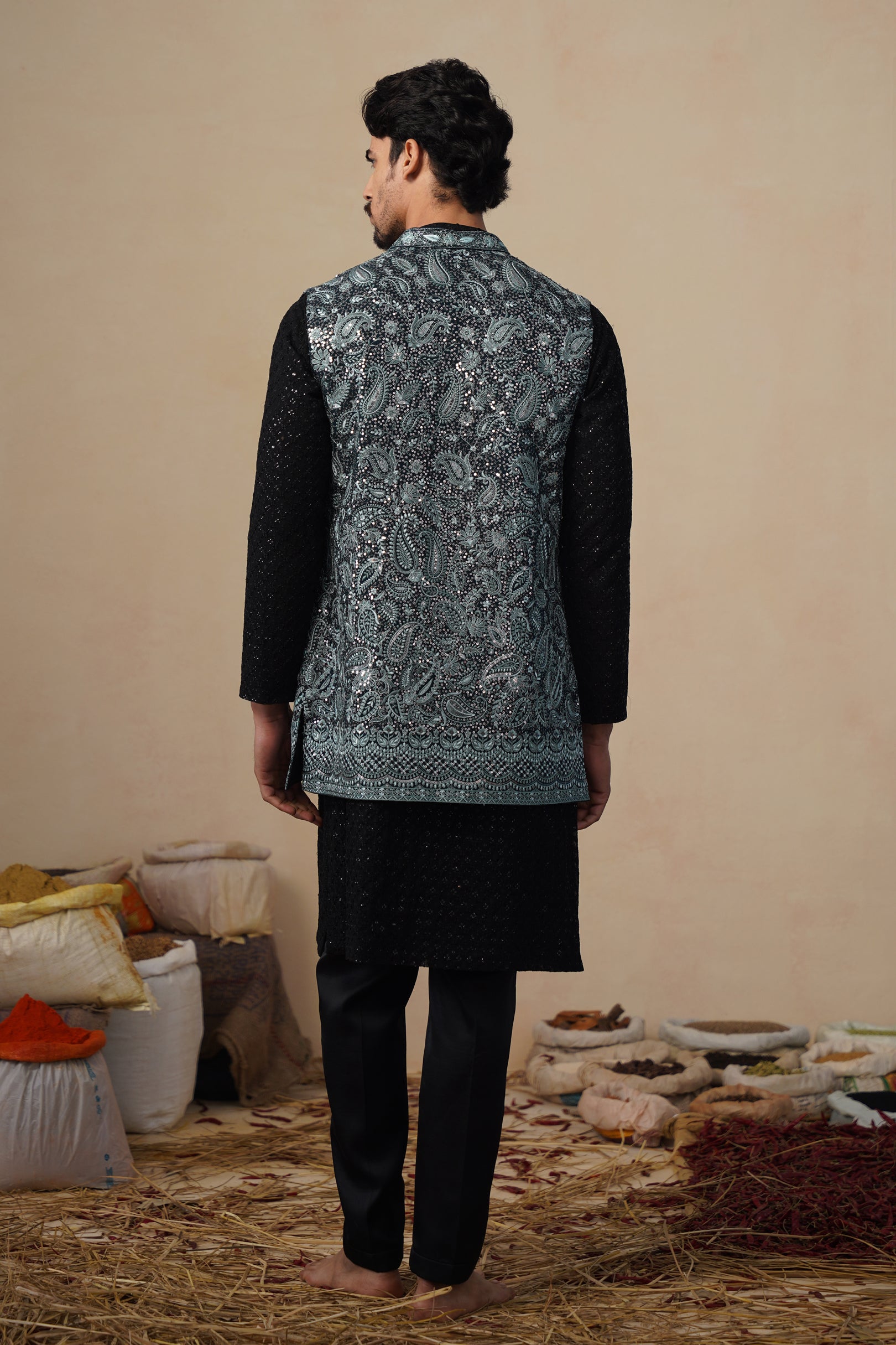 SITARA FEROZI KURTA JACKET SET