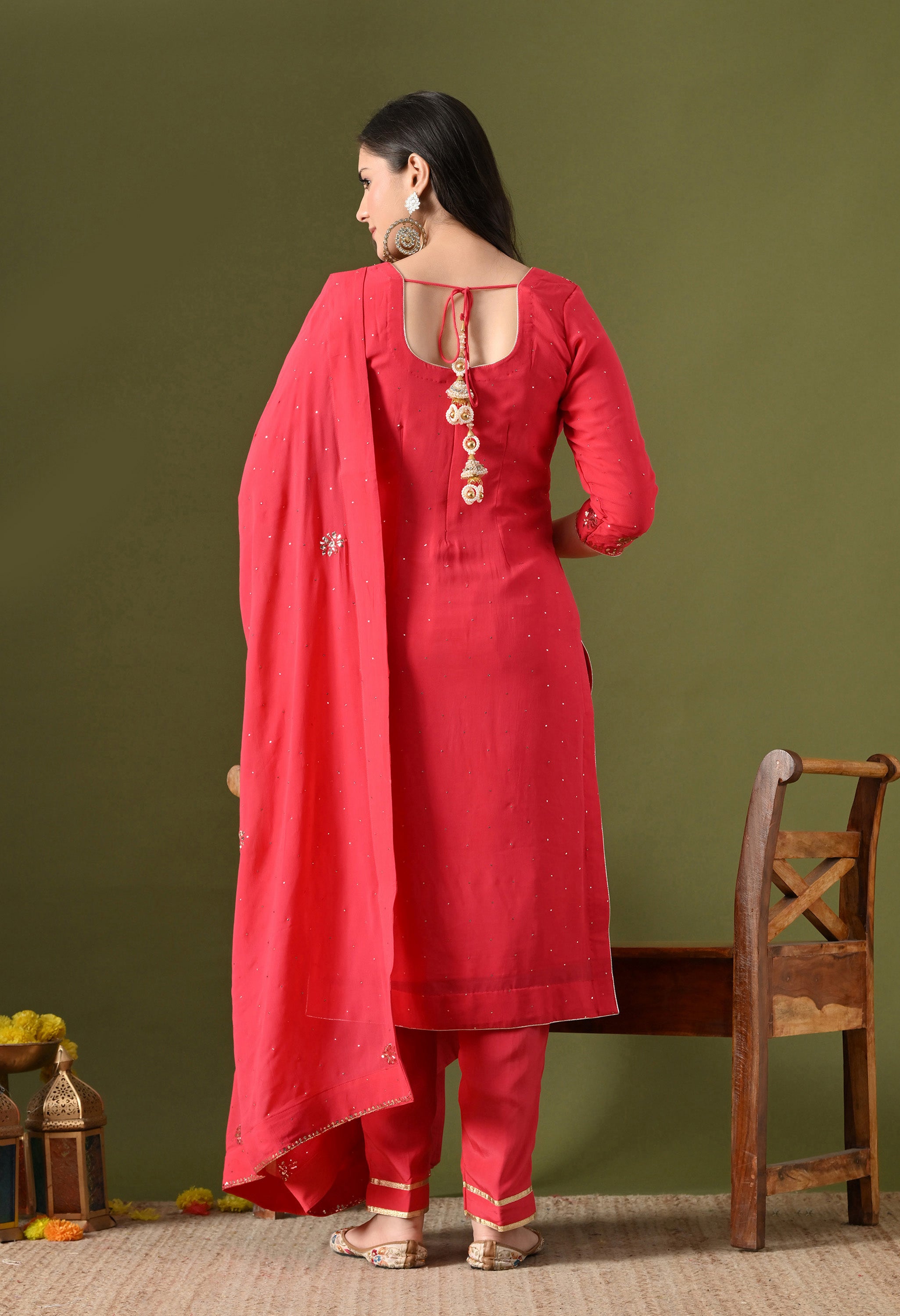 Pink Kurta Set