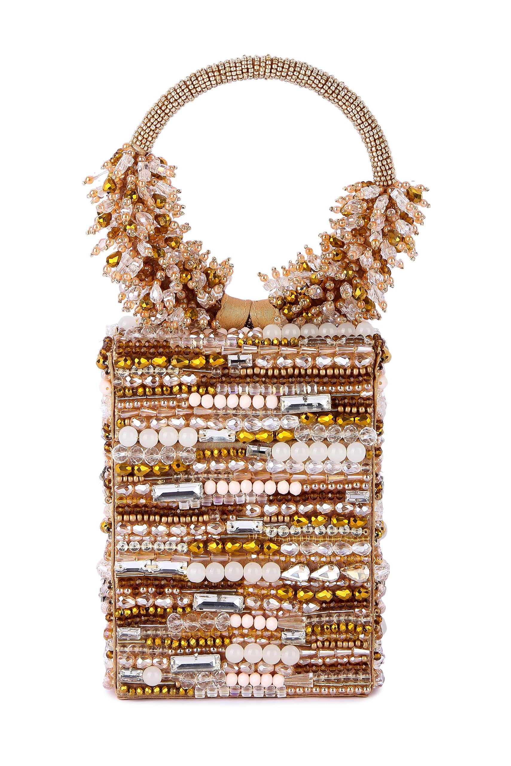 Jhumroo Gold Clutch