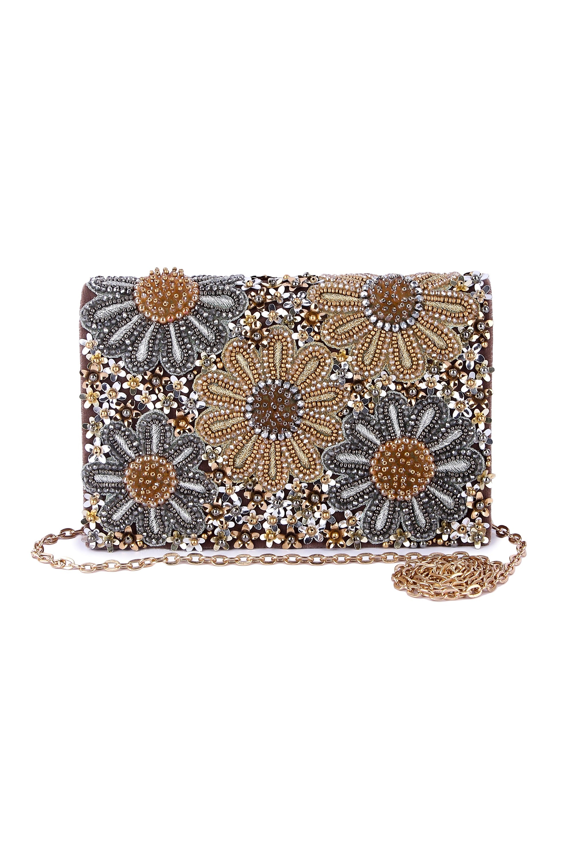 Sufiyaana Flower Clutch