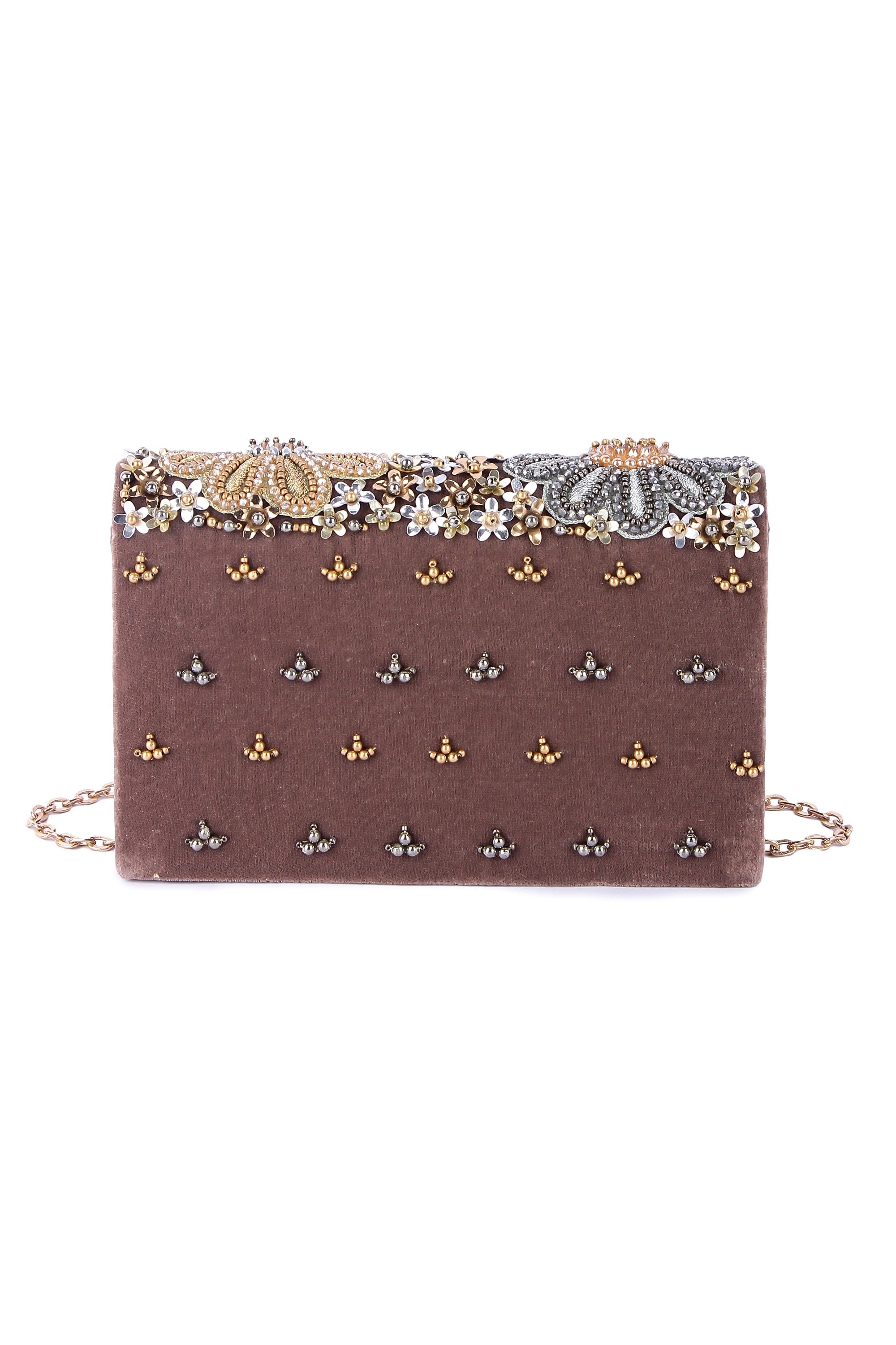 Sufiyaana Flower Clutch