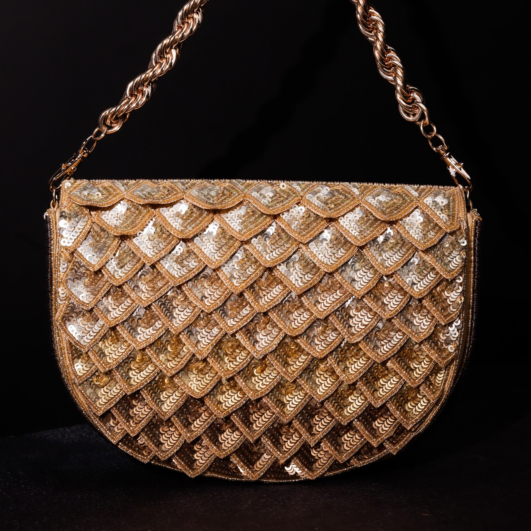 Ombre Gold Clutch
