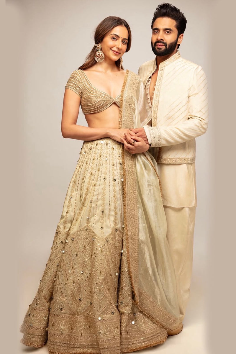 Rakulpreet in Khwaab Lehenga Set