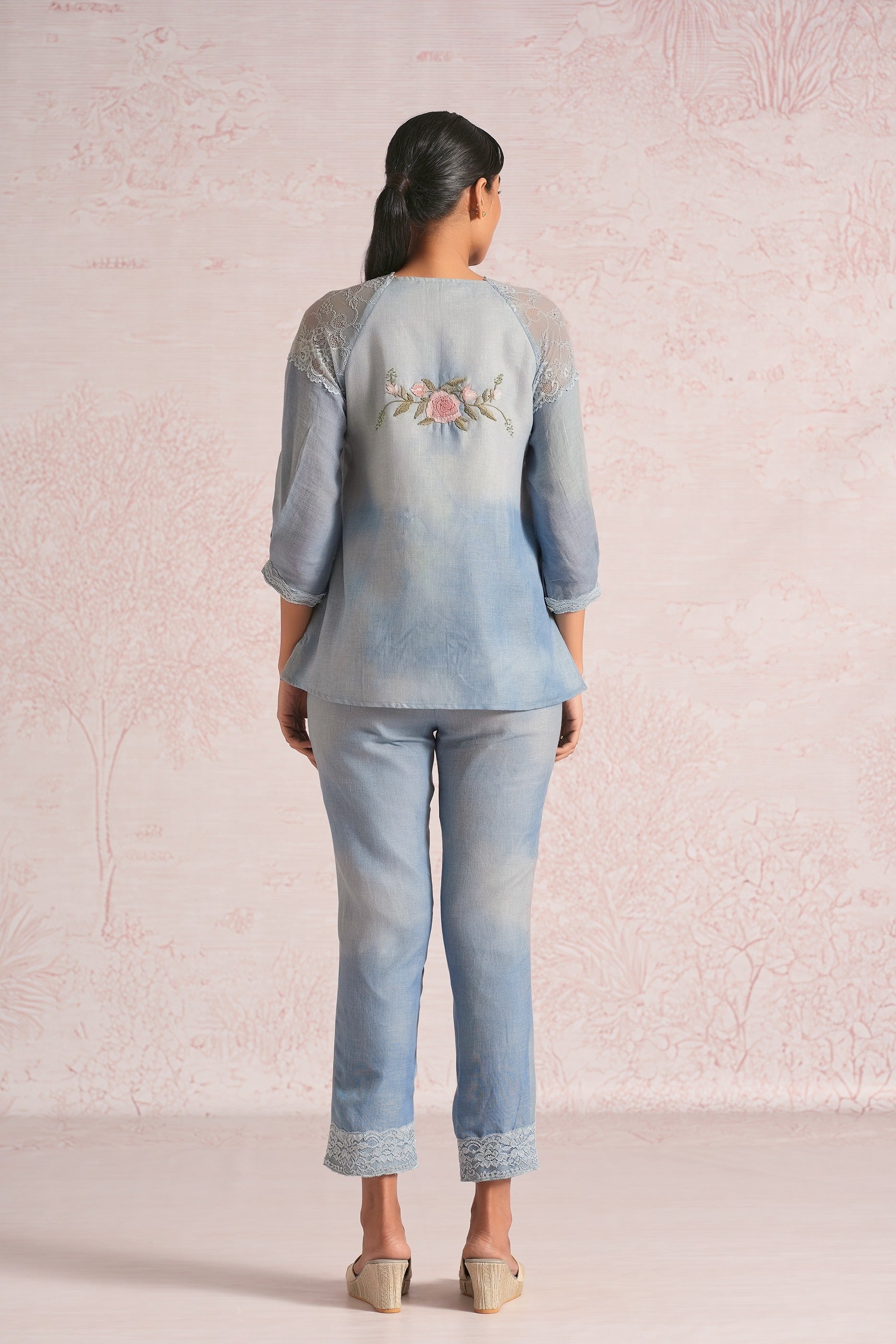 Whimsical Garden Kismat Top - Inkblot