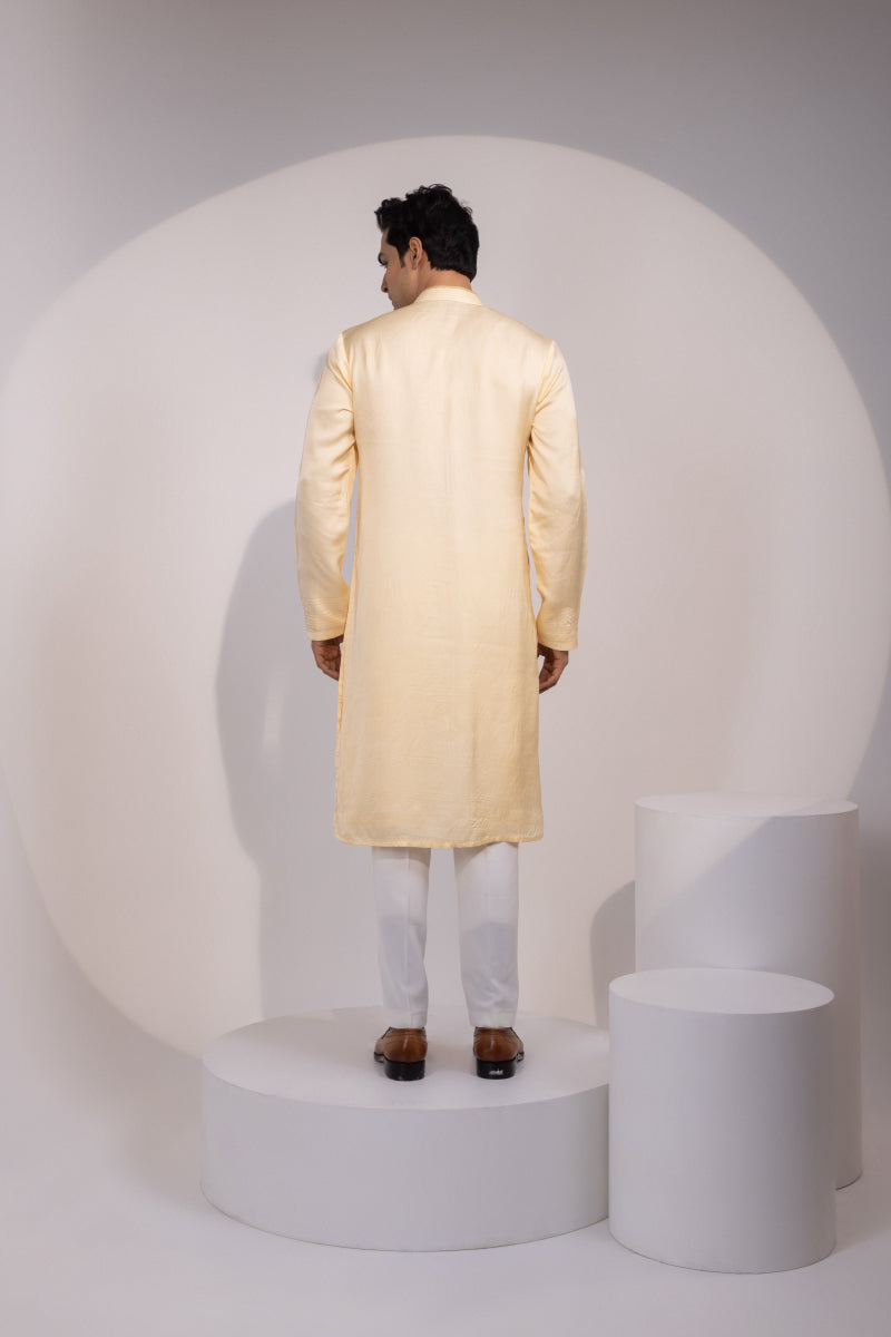 Pastel Yellow Kurta