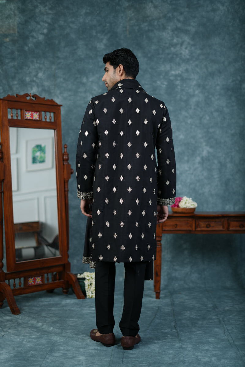 Black Kurta Set